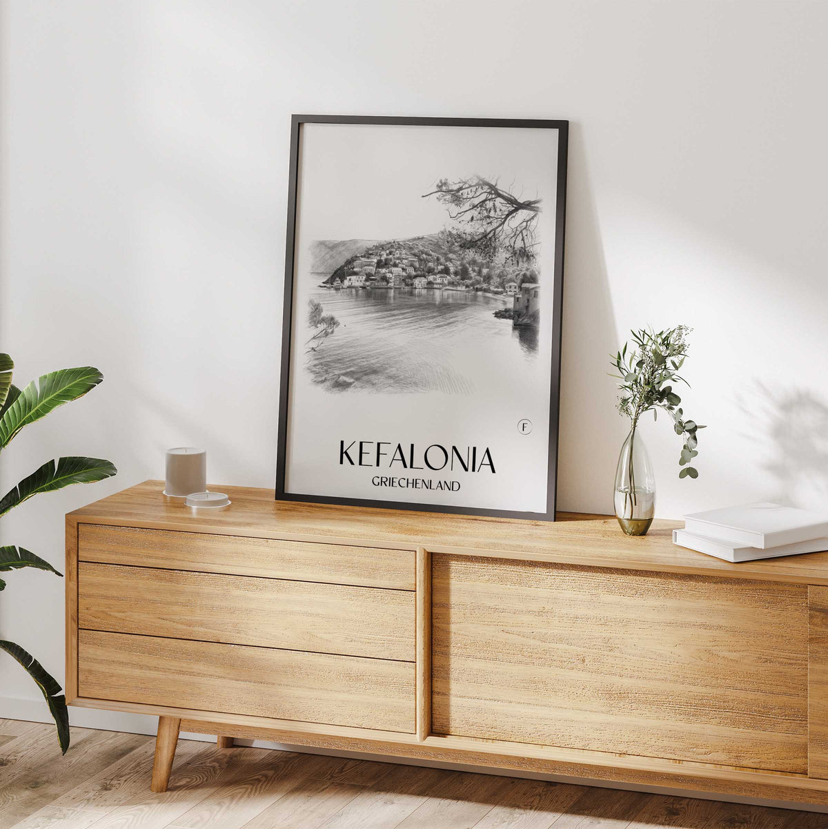 kefalonia-griechenland-poster-bleistift-zeichnung-drawing