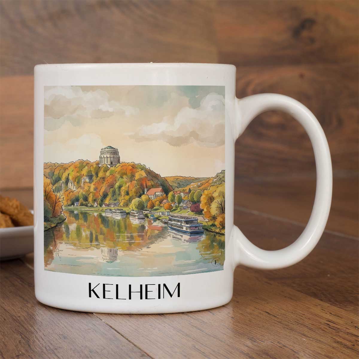 kelheim-altmühltal-deutschland-kaffeebecher-aquarell