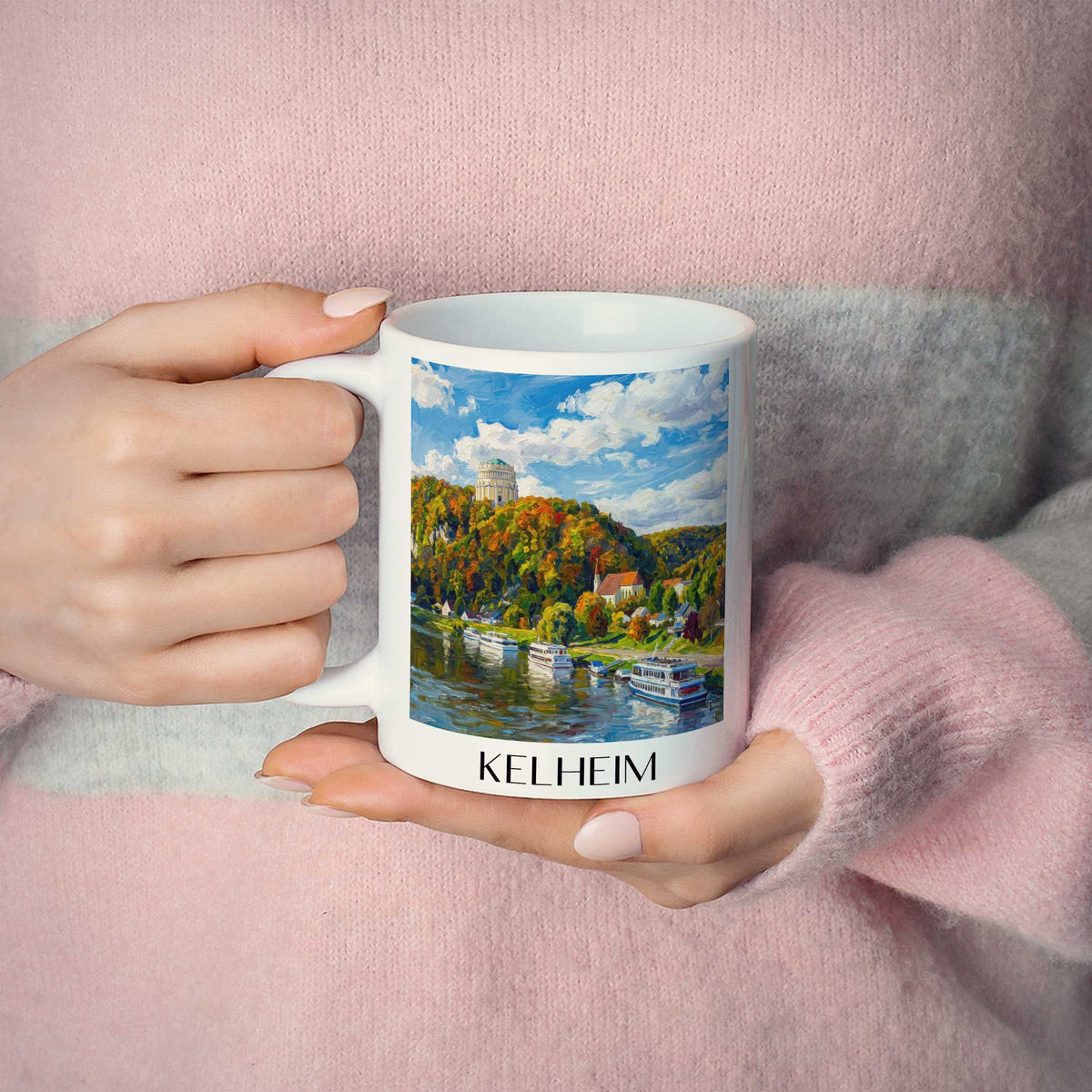 kelheim-altmühltal-deutschland-kaffeebecher-oil-painting-oelgemaelde