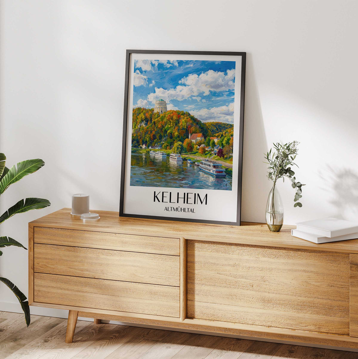kelheim-altmühltal-deutschland-poster-oil-painting-oelgemaelde