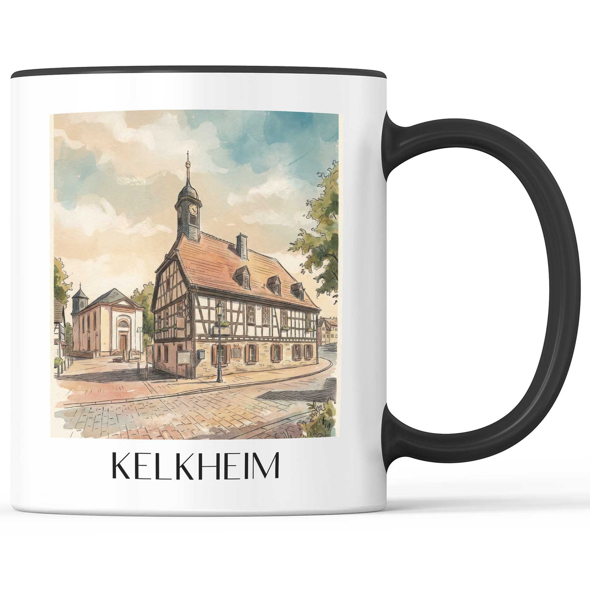 kelkheim-taunus-deutschland-kaffeebecher-aquarell