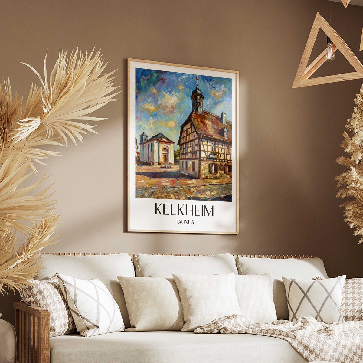 kelkheim-taunus-deutschland-poster-oil-painting-oelgemaelde