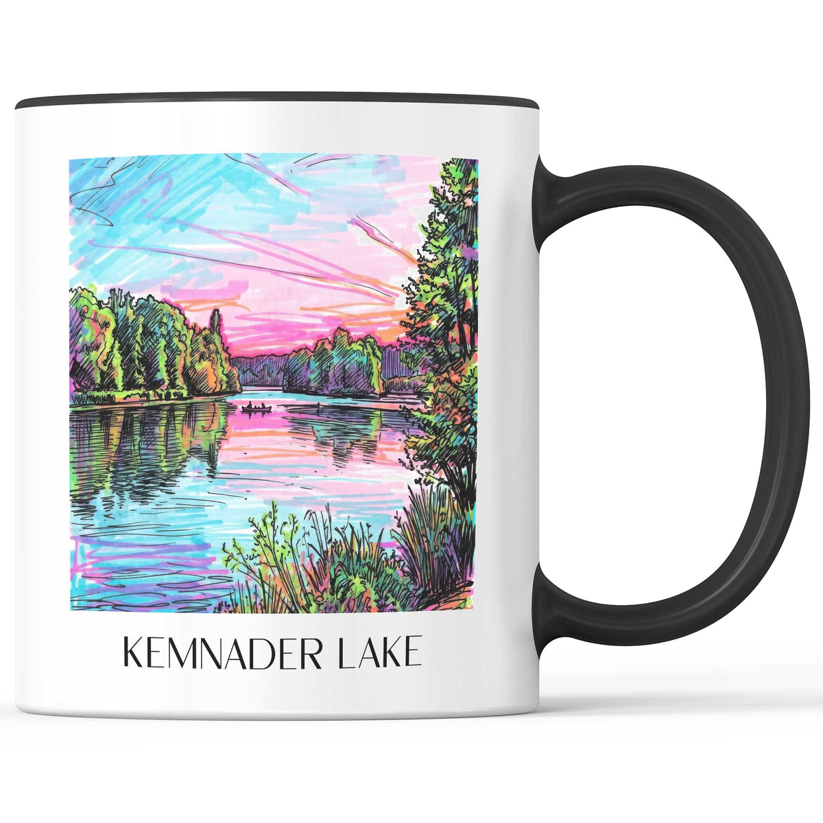 Kemnader See Kaffeebecher - Bochum - Deutschland Becher - Kaffeetasse im Tag Graffiti Stil - favplace