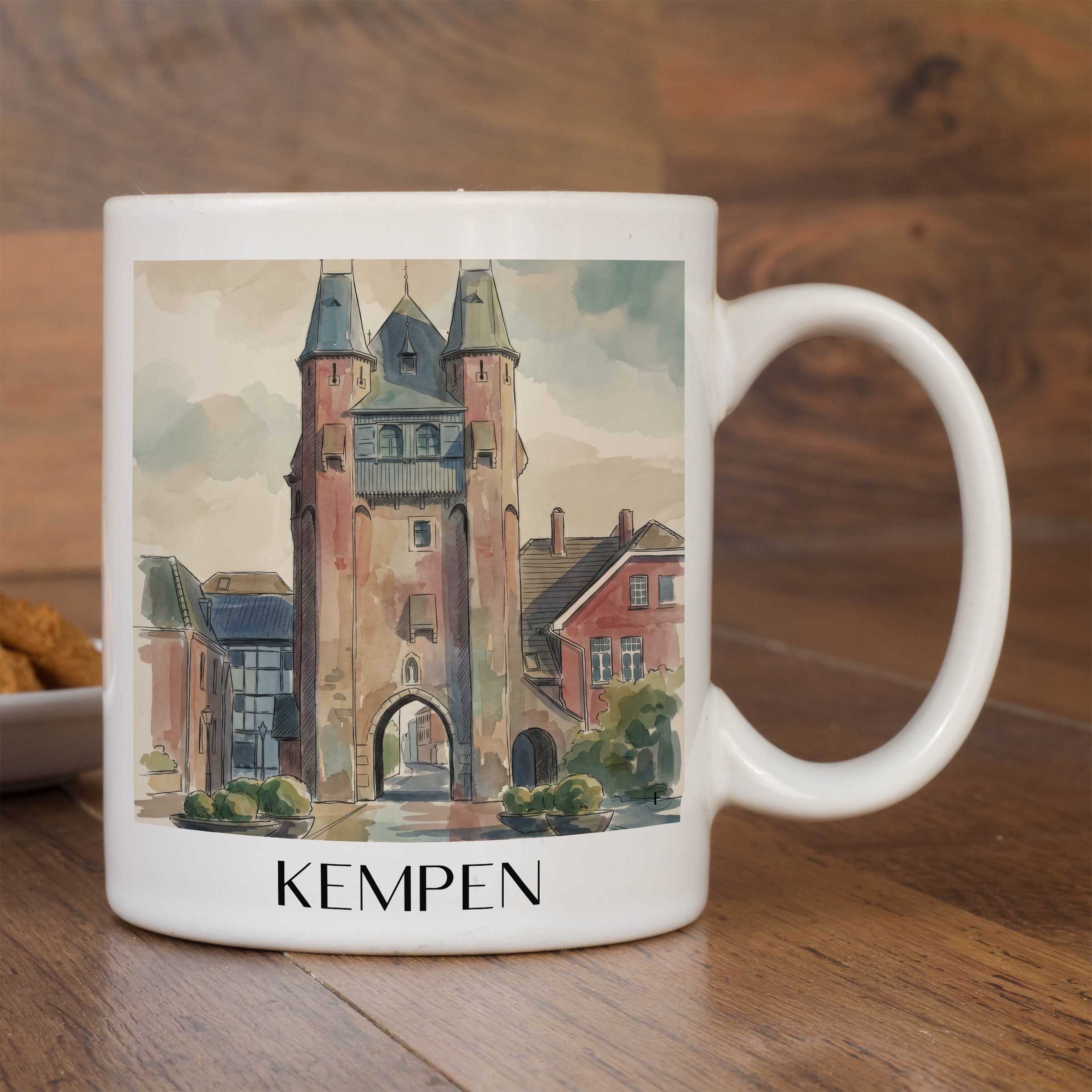 kempen-niederrhein-deutschland-kaffeebecher-aquarell