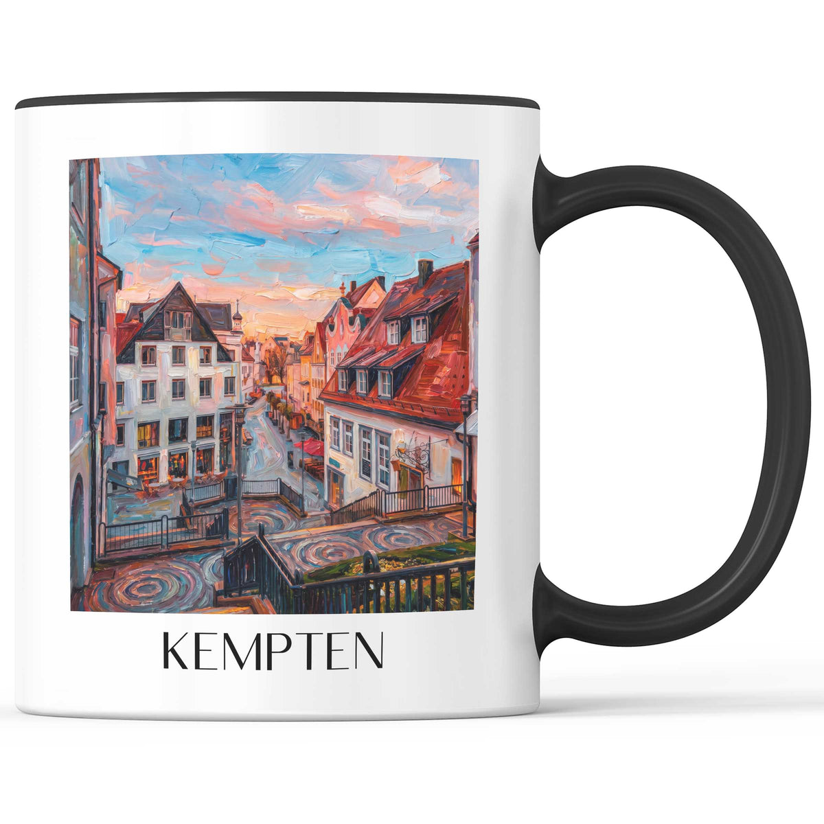 kempten-allgäu-deutschland-kaffeebecher-oil-painting-oelgemaelde