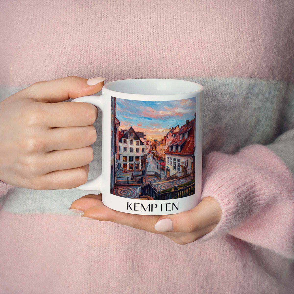 kempten-allgäu-deutschland-kaffeebecher-oil-painting-oelgemaelde