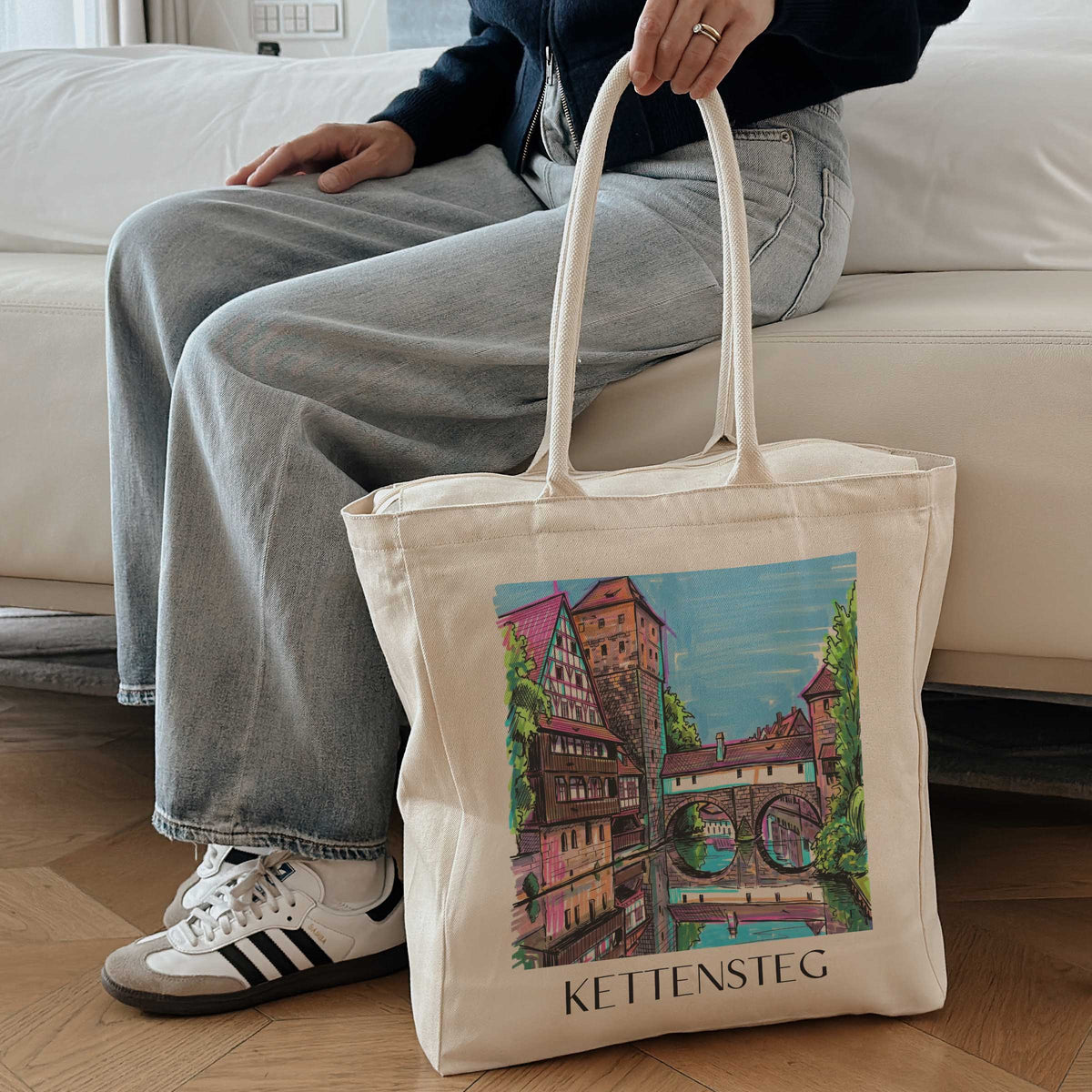 kettensteg-nürnberg-deutschland-einkaufstasche-graffiti