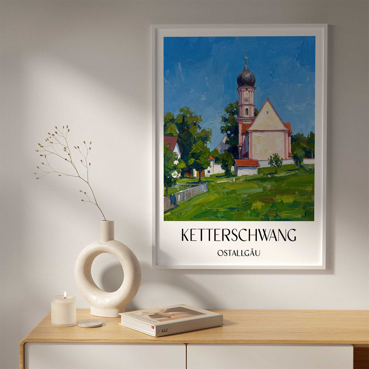 ketterschwang-ostallgäu-deutschland-poster-oil-painting-oelgemaelde