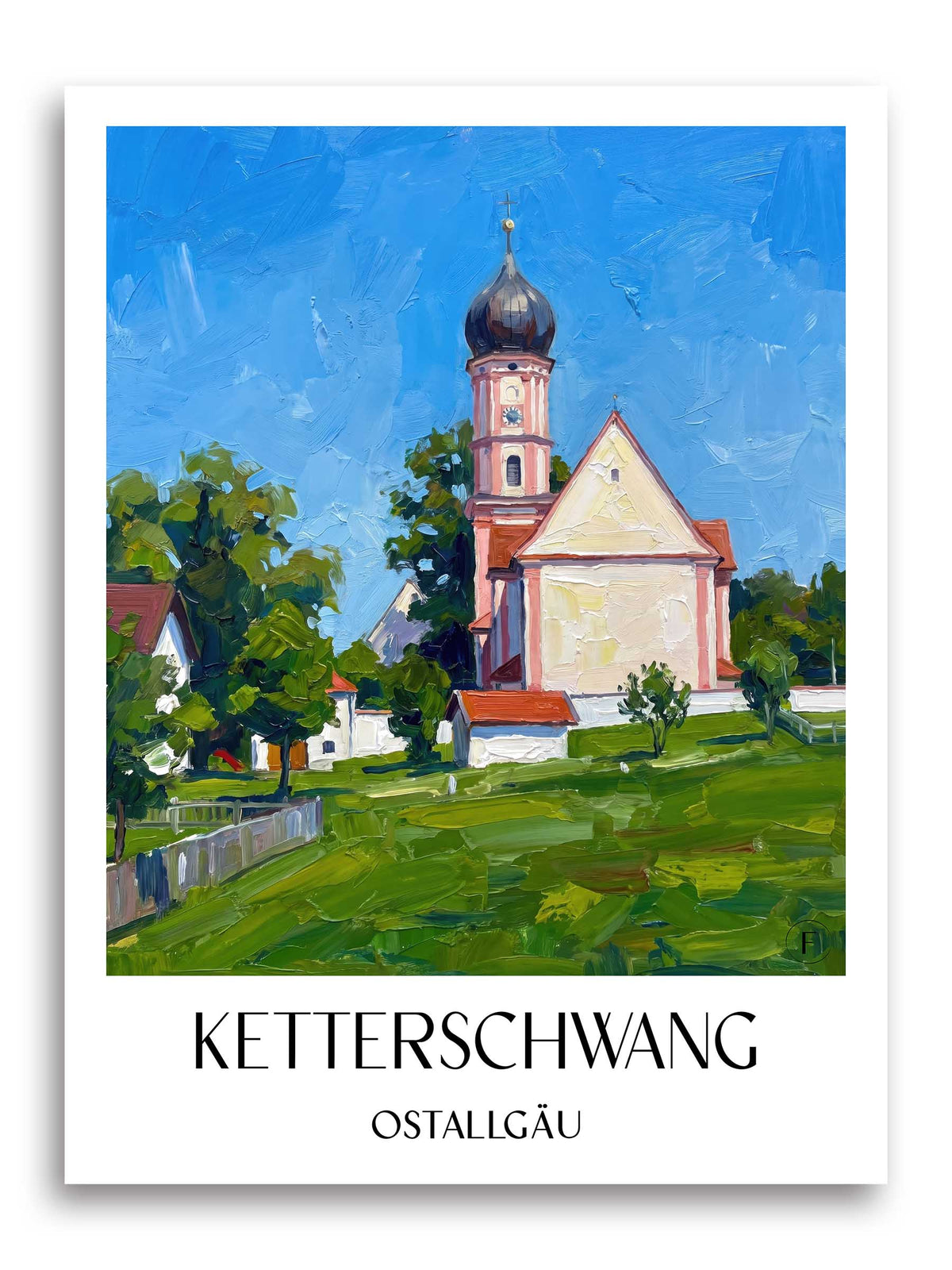 ketterschwang-ostallgäu-deutschland-poster-oil-painting-oelgemaelde