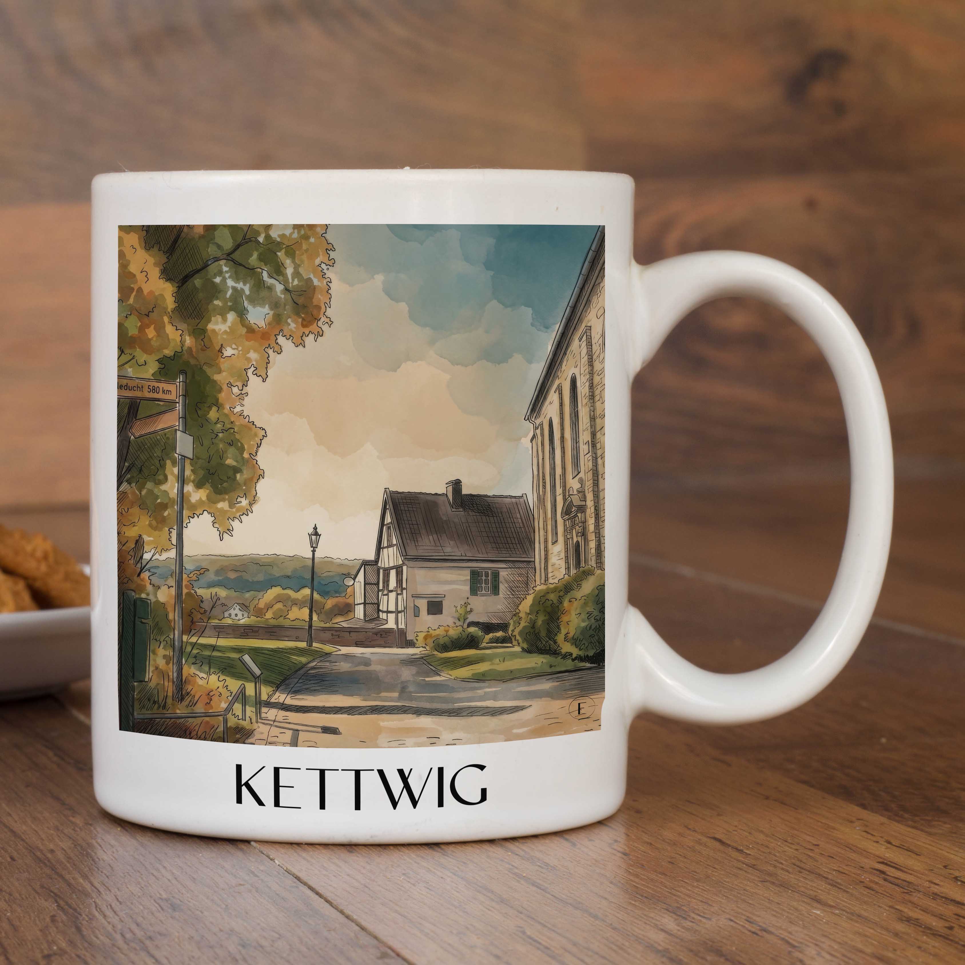 kettwig-essen-deutschland-kaffeebecher-aquarell