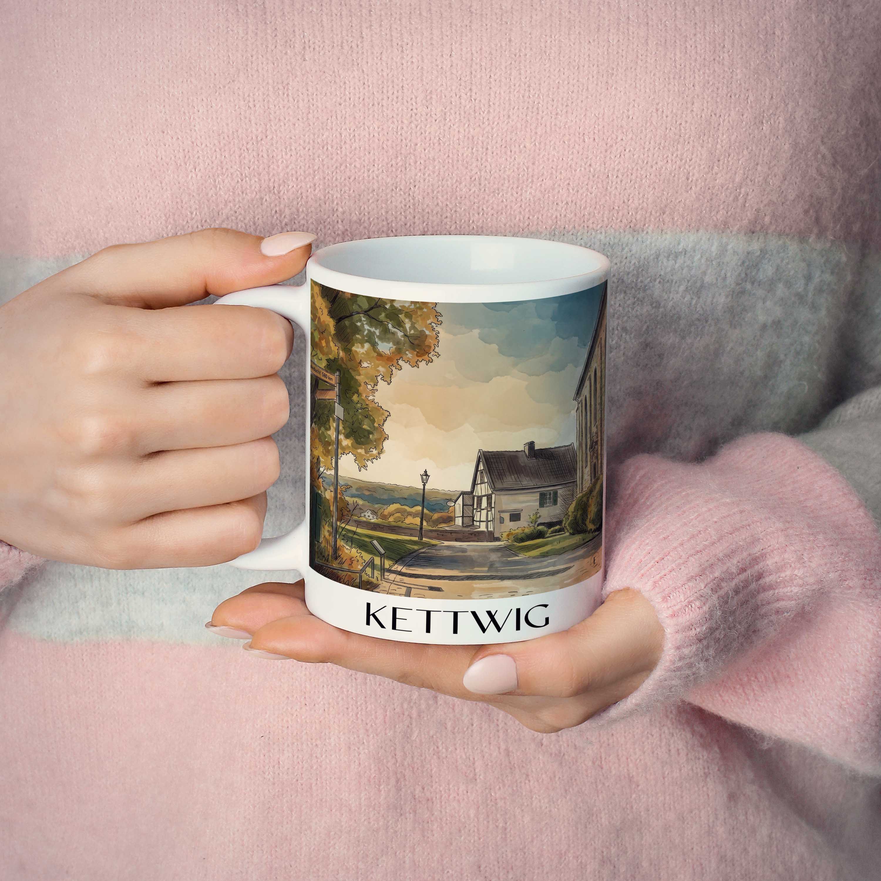 kettwig-essen-deutschland-kaffeebecher-aquarell