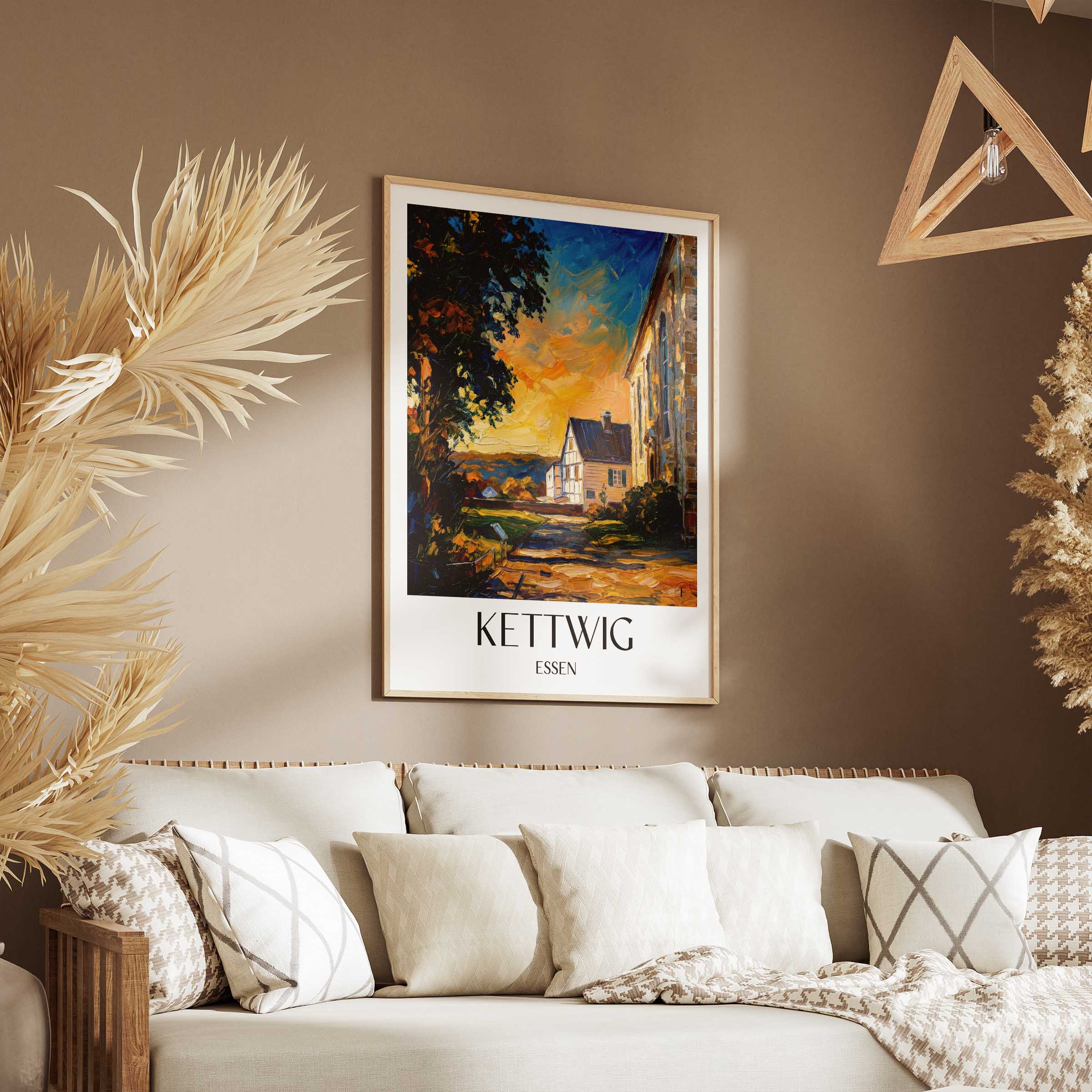 kettwig-essen-deutschland-poster-oil-painting-oelgemaelde