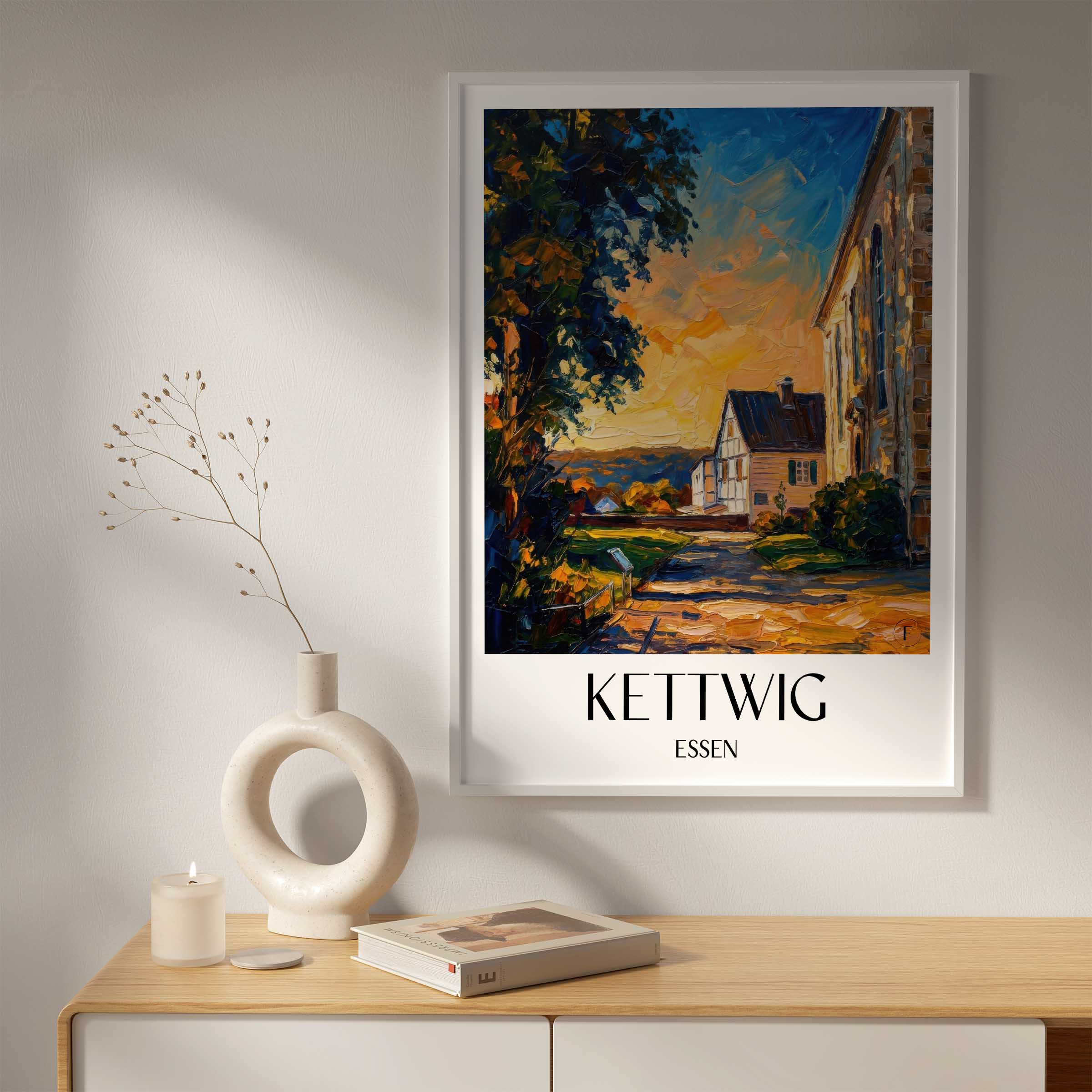 kettwig-essen-deutschland-poster-oil-painting-oelgemaelde
