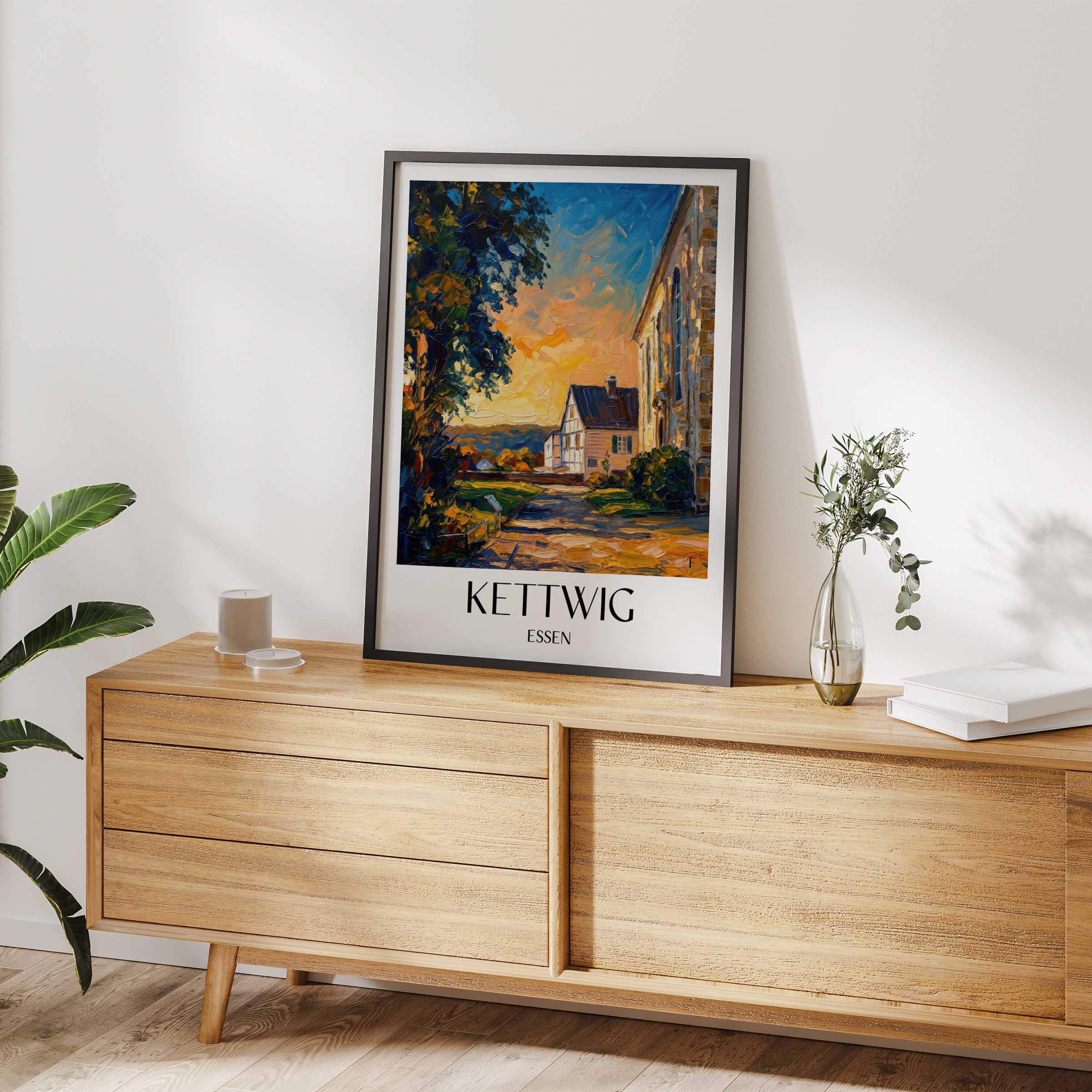 kettwig-essen-deutschland-poster-oil-painting-oelgemaelde
