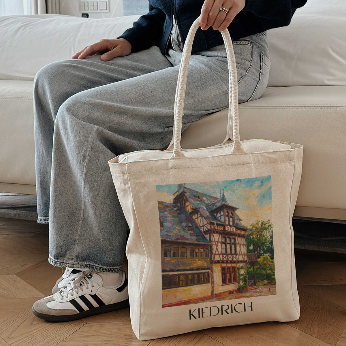 kiedrich-rheingau-deutschland-einkaufstasche-oil-painting-oelgemaelde