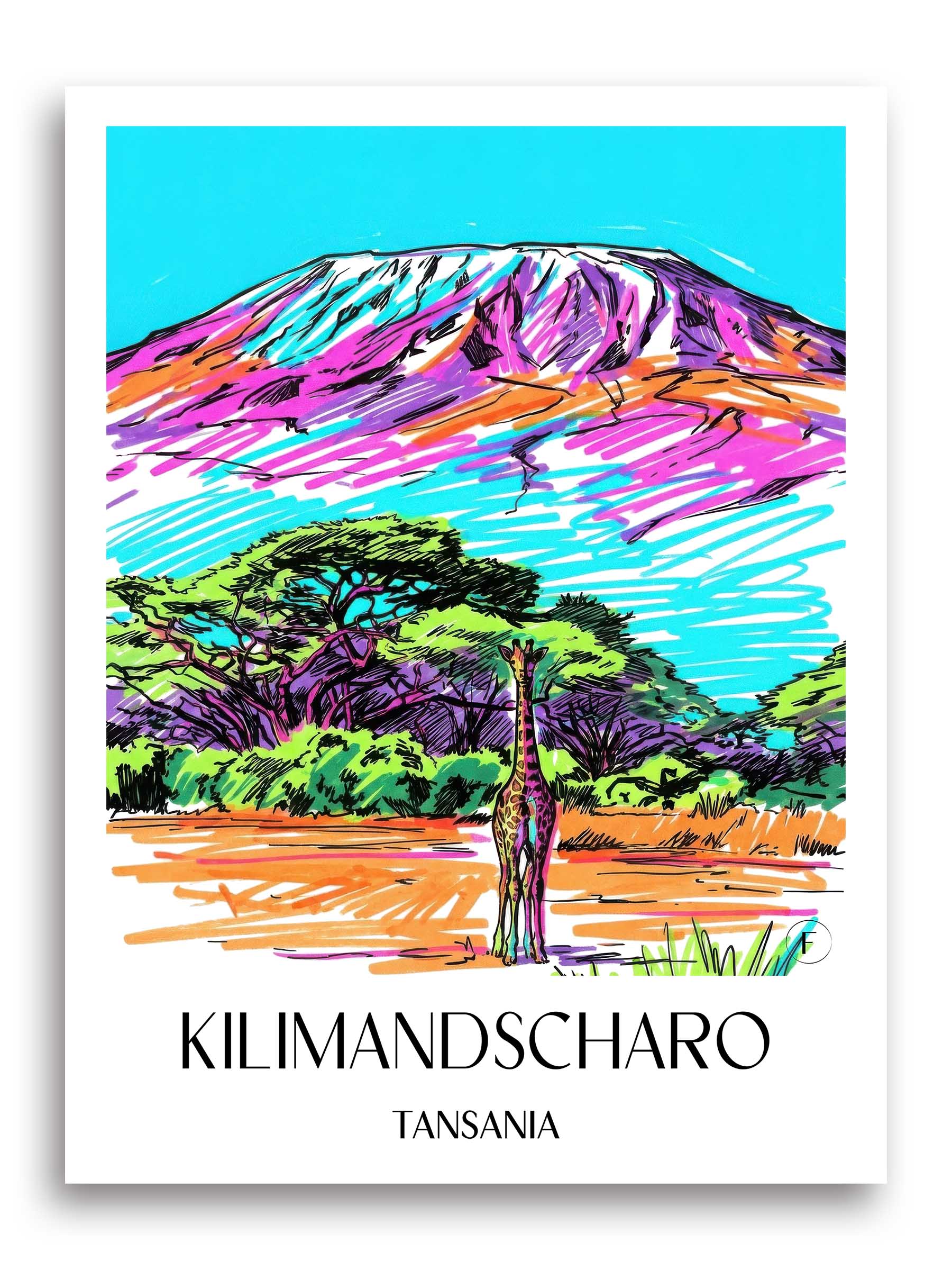 kilimandscharo-tansania-poster-graffiti