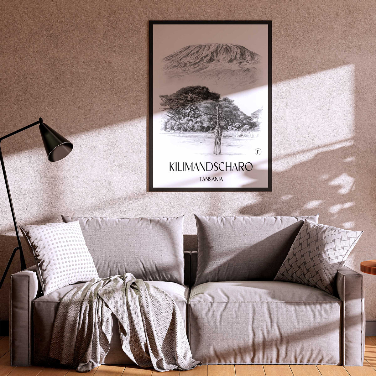 kilimandscharo-tansania-poster-bleistift-zeichnung-drawing