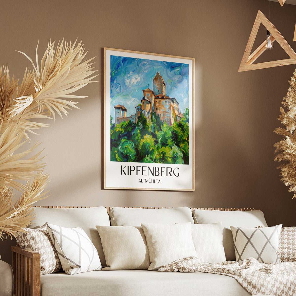 kipfenberg-altmühltal-deutschland-poster-oil-painting-oelgemaelde