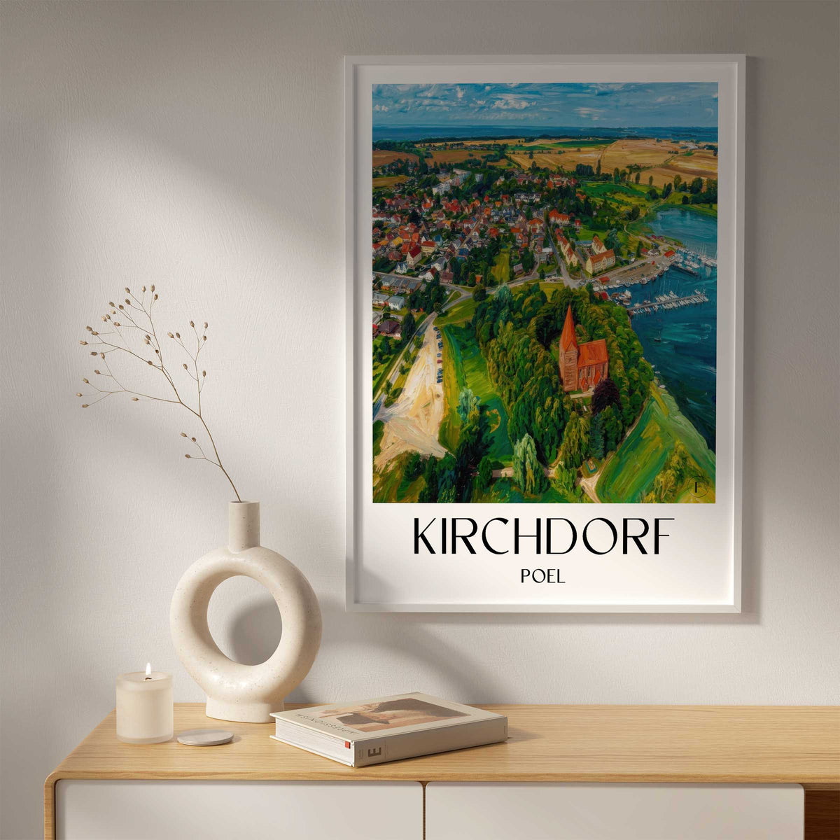 kirchdorf-poel-deutschland-poster-oil-painting-oelgemaelde