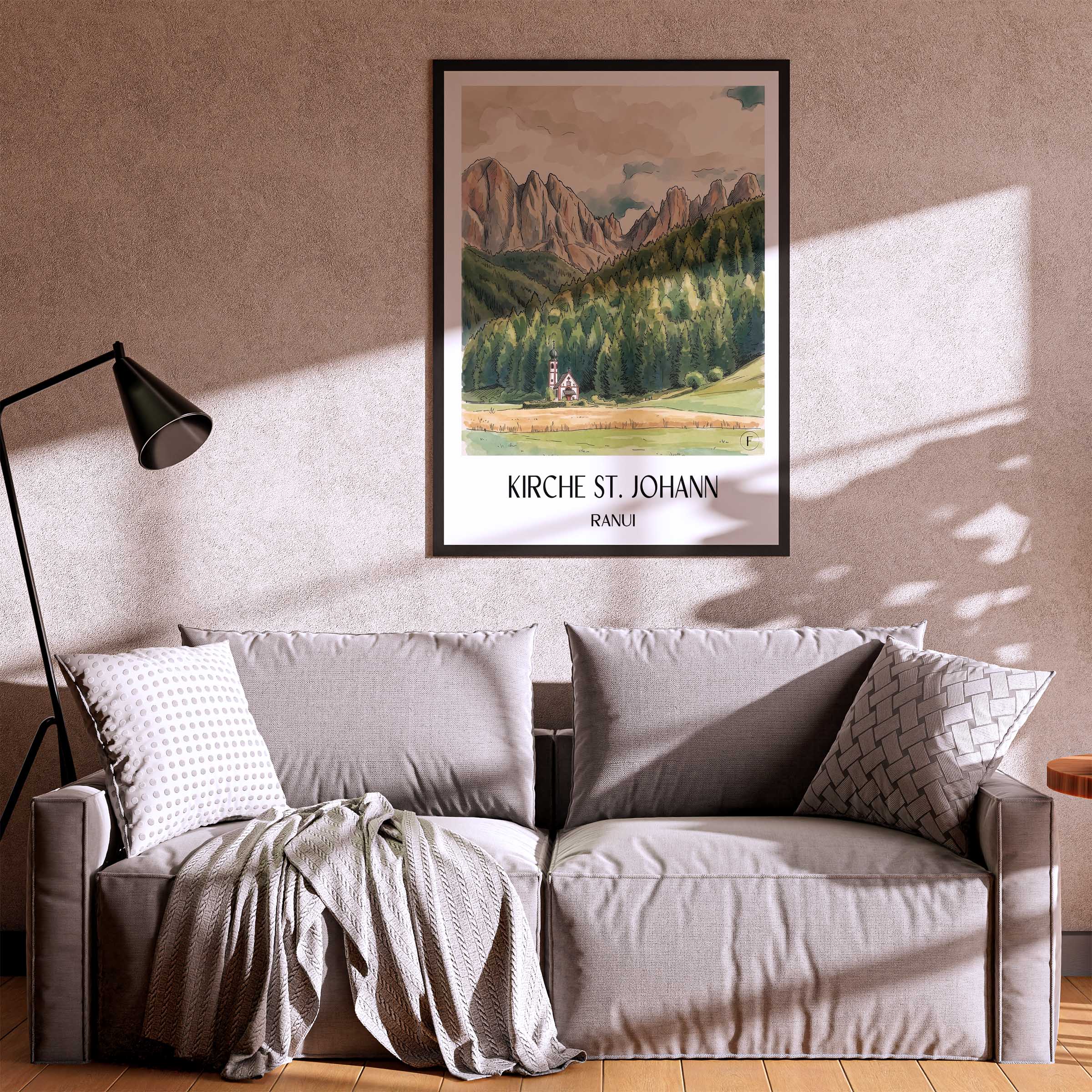 kirche-st.-johann-ranui-italien-poster-aquarell