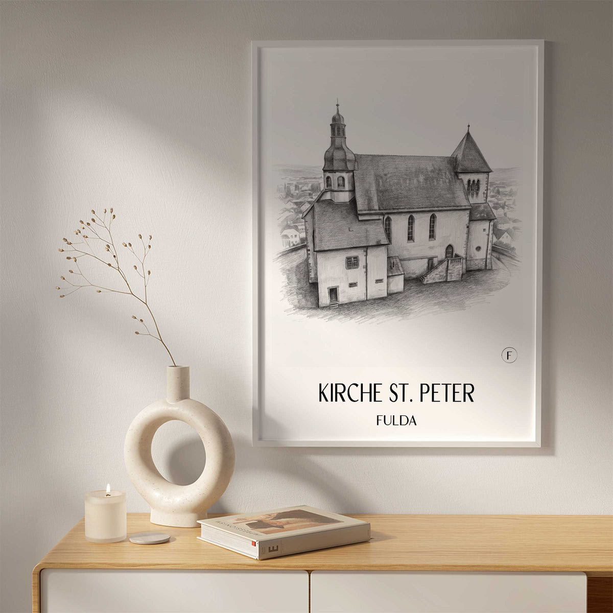 kirche-st.-peter-fulda-deutschland-poster-bleistift-zeichnung-drawing