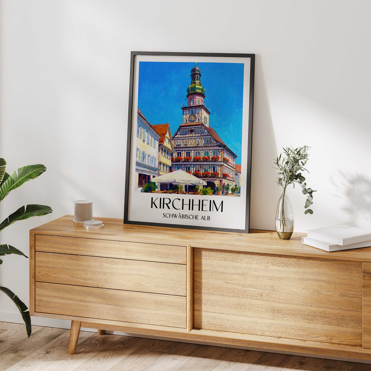 kirchheim-schwäbische-alb-deutschland-poster-oil-painting-oelgemaelde