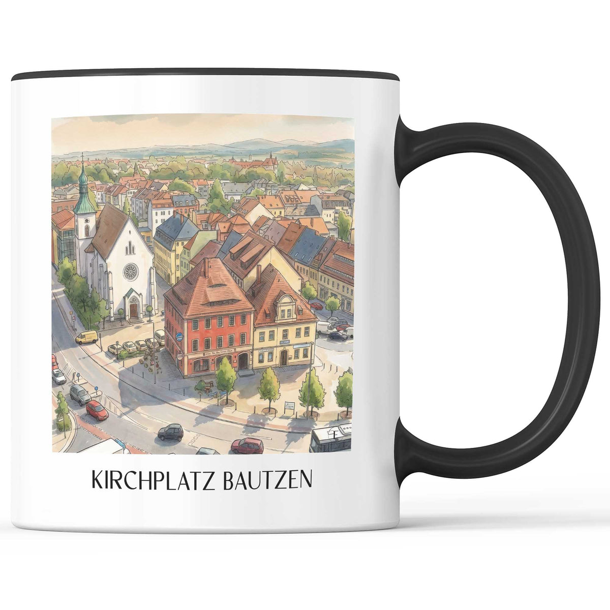 kirchplatz-bautzen-deutschland-kaffeebecher-aquarell