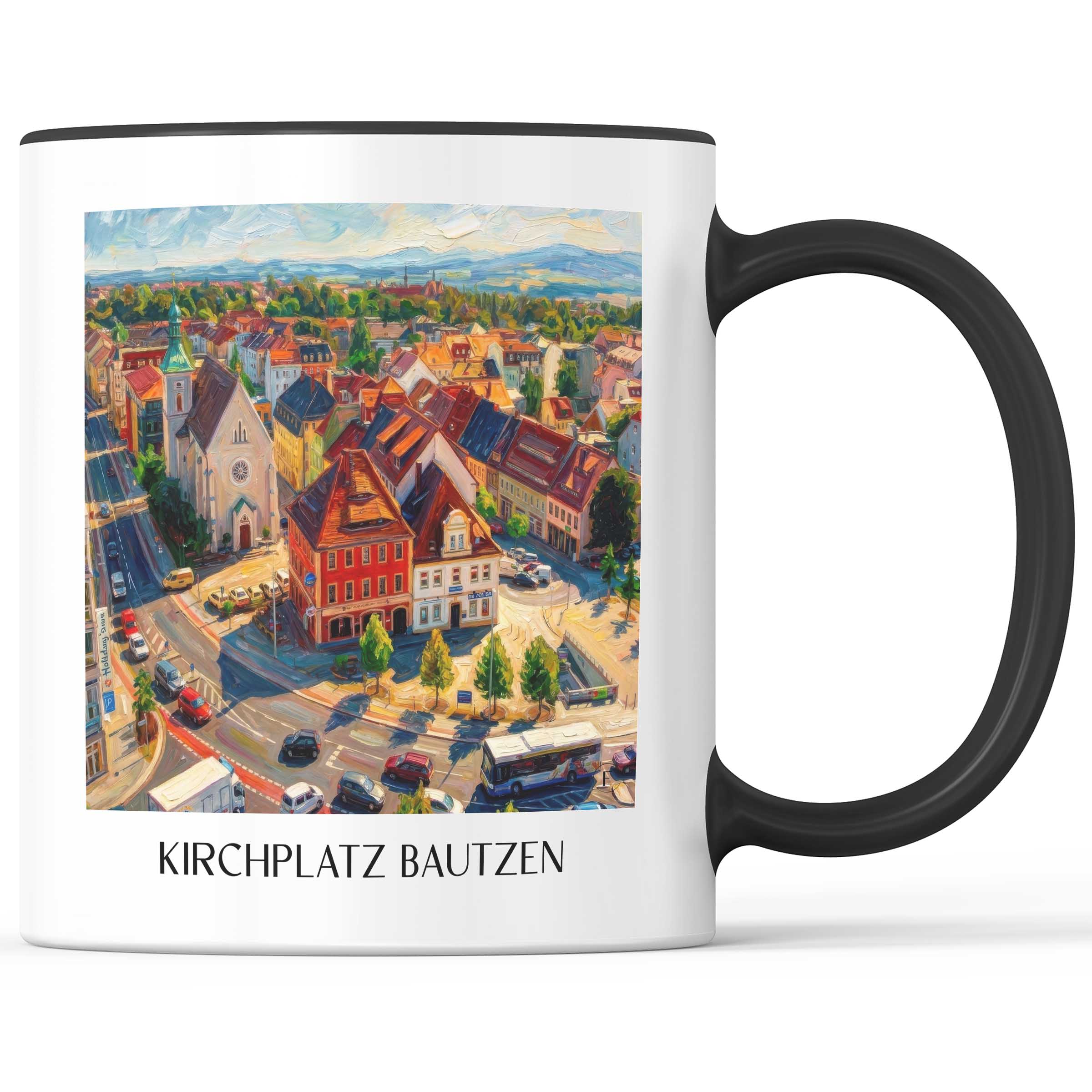 kirchplatz-bautzen-deutschland-kaffeebecher-oil-painting-oelgemaelde