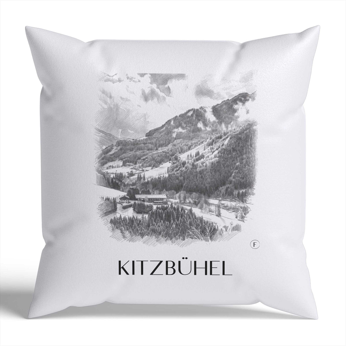 kitzbühel-österreich-österreich-kissenbezug-bleistift-zeichnung-drawing