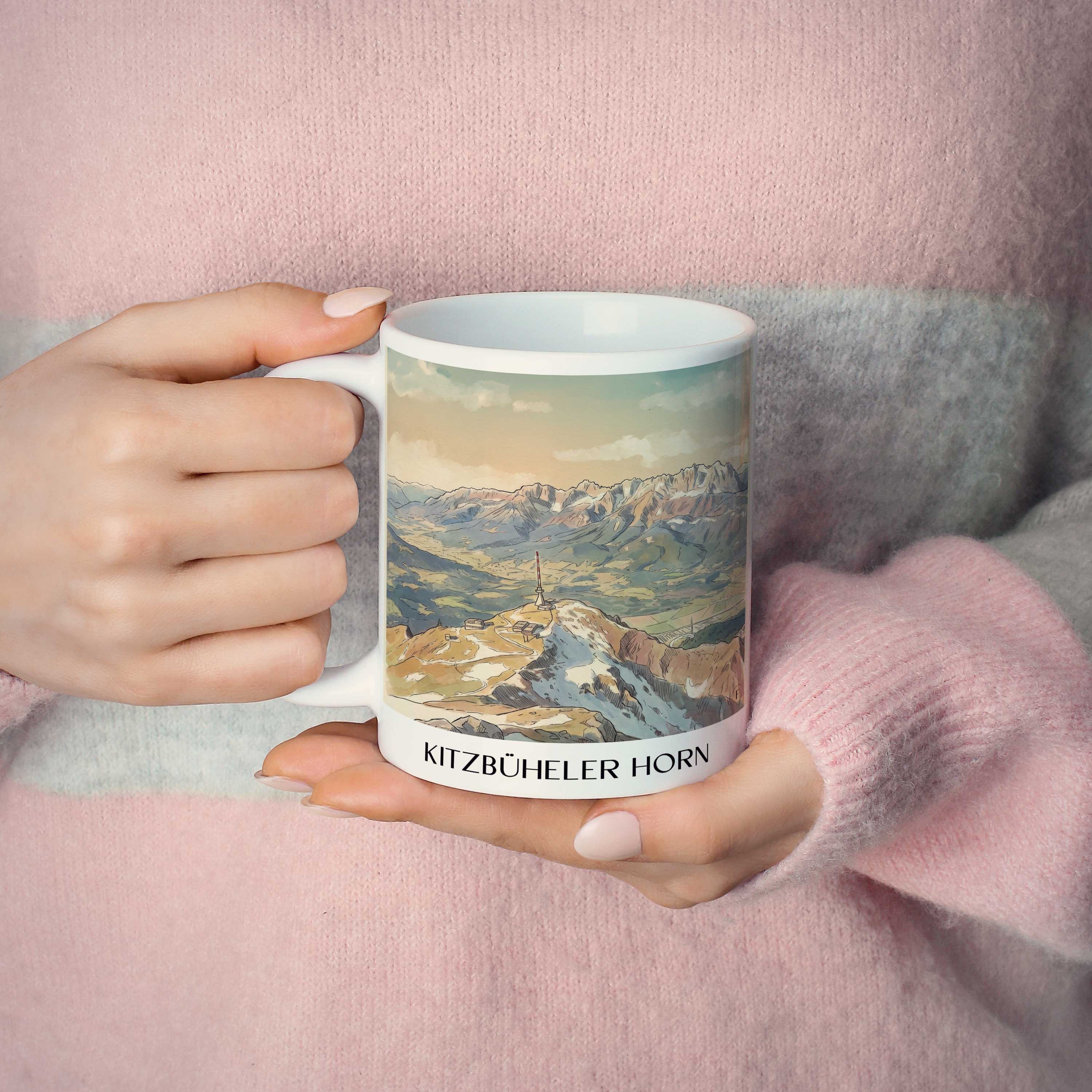 kitzbüheler-horn-österreich-österreich-kaffeebecher-aquarell