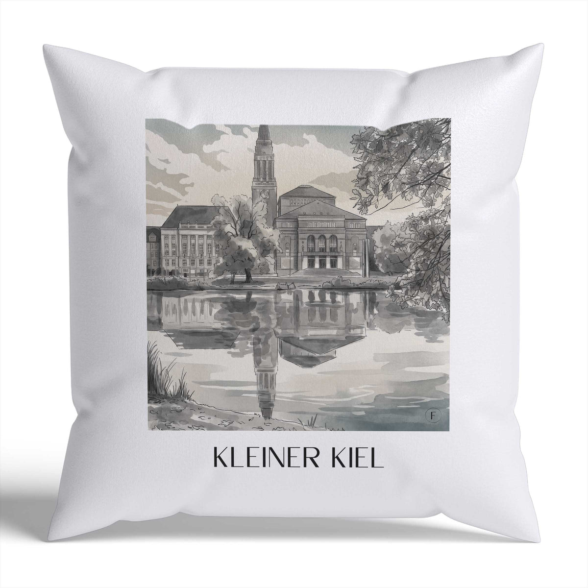 kleiner-kiel-schleswig-holstein-deutschland-kissenbezug-aquarell-schwarz-weiss