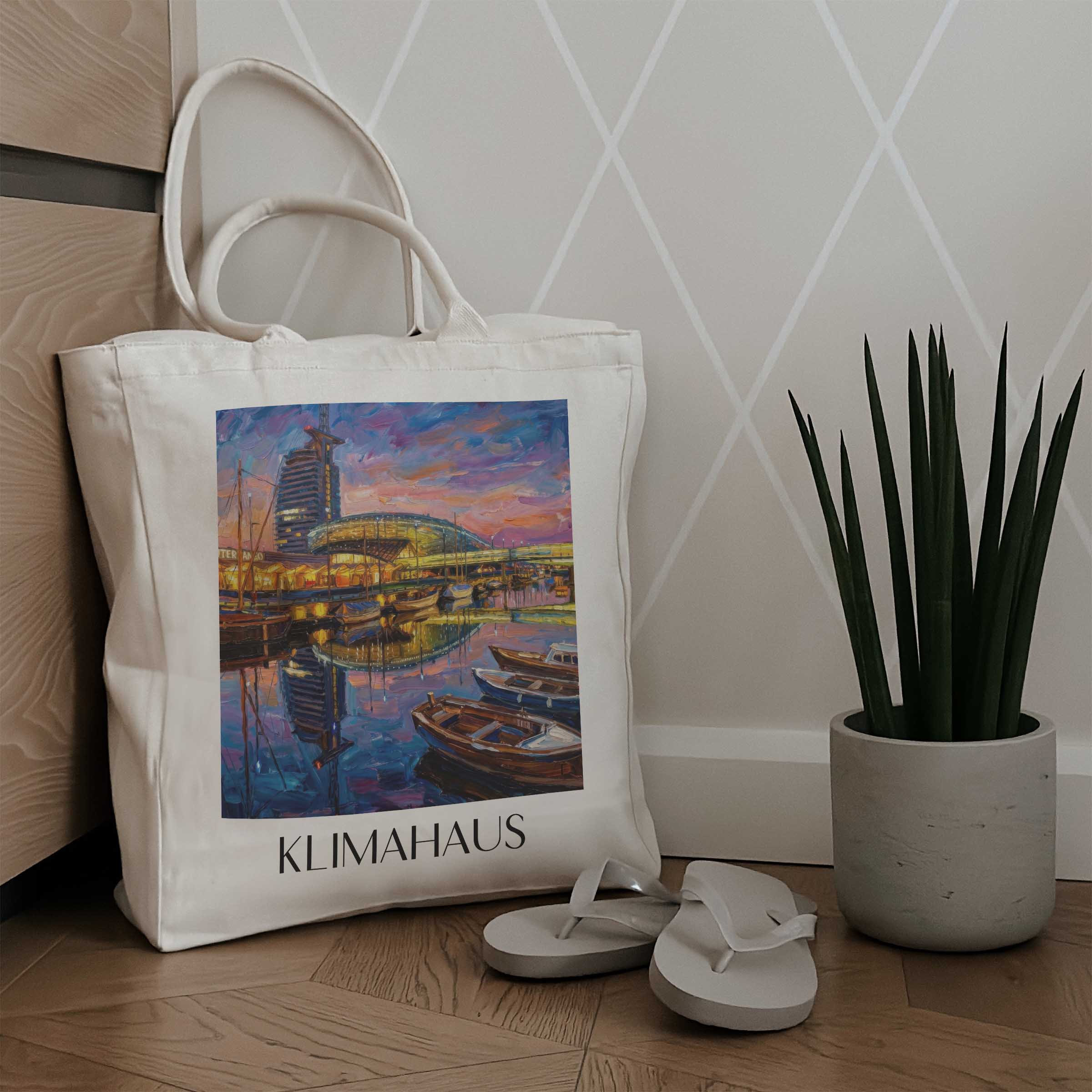 klimahaus-bremerhaven-deutschland-einkaufstasche-oil-painting-oelgemaelde