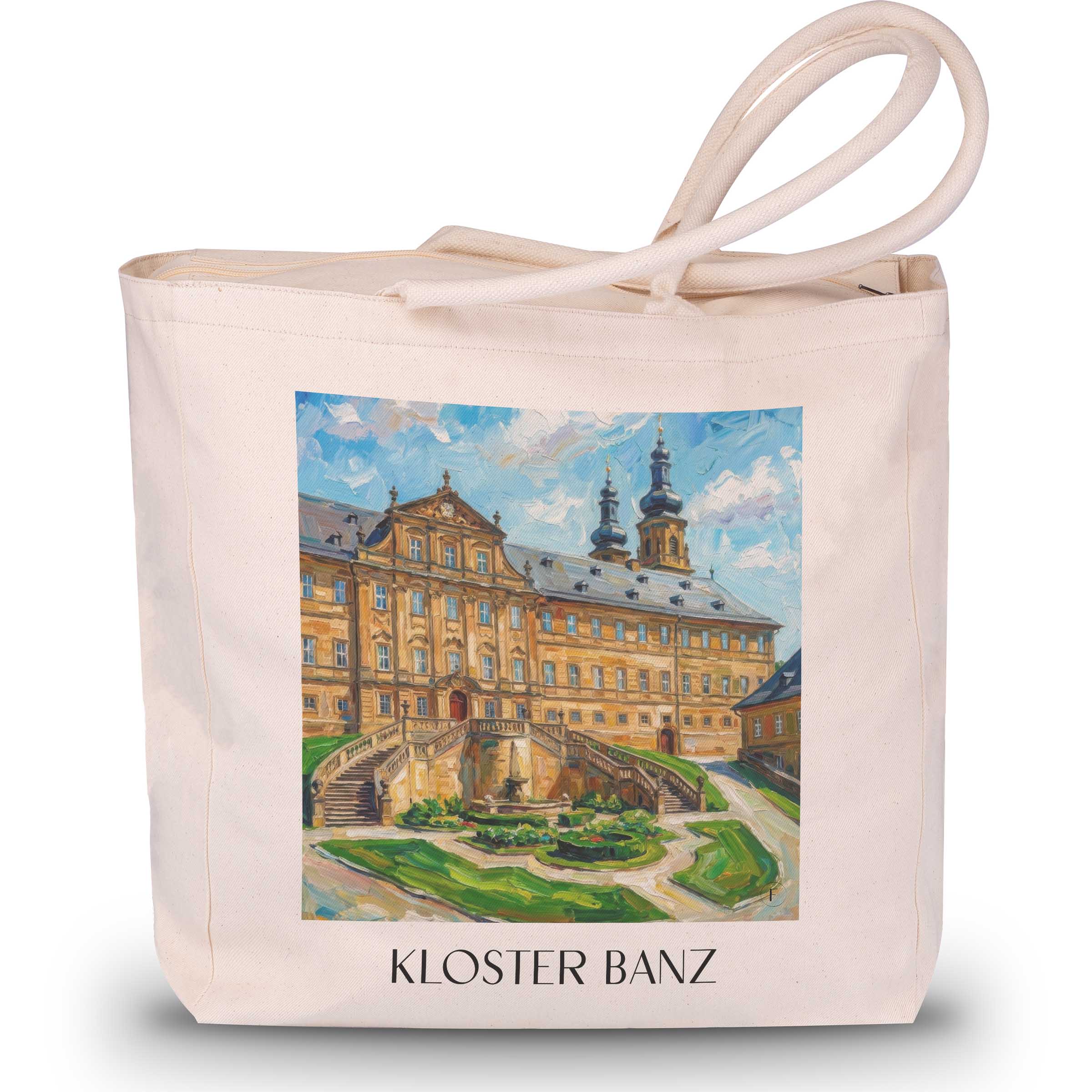 kloster-banz-deutschland-einkaufstasche-oil-painting-oelgemaelde