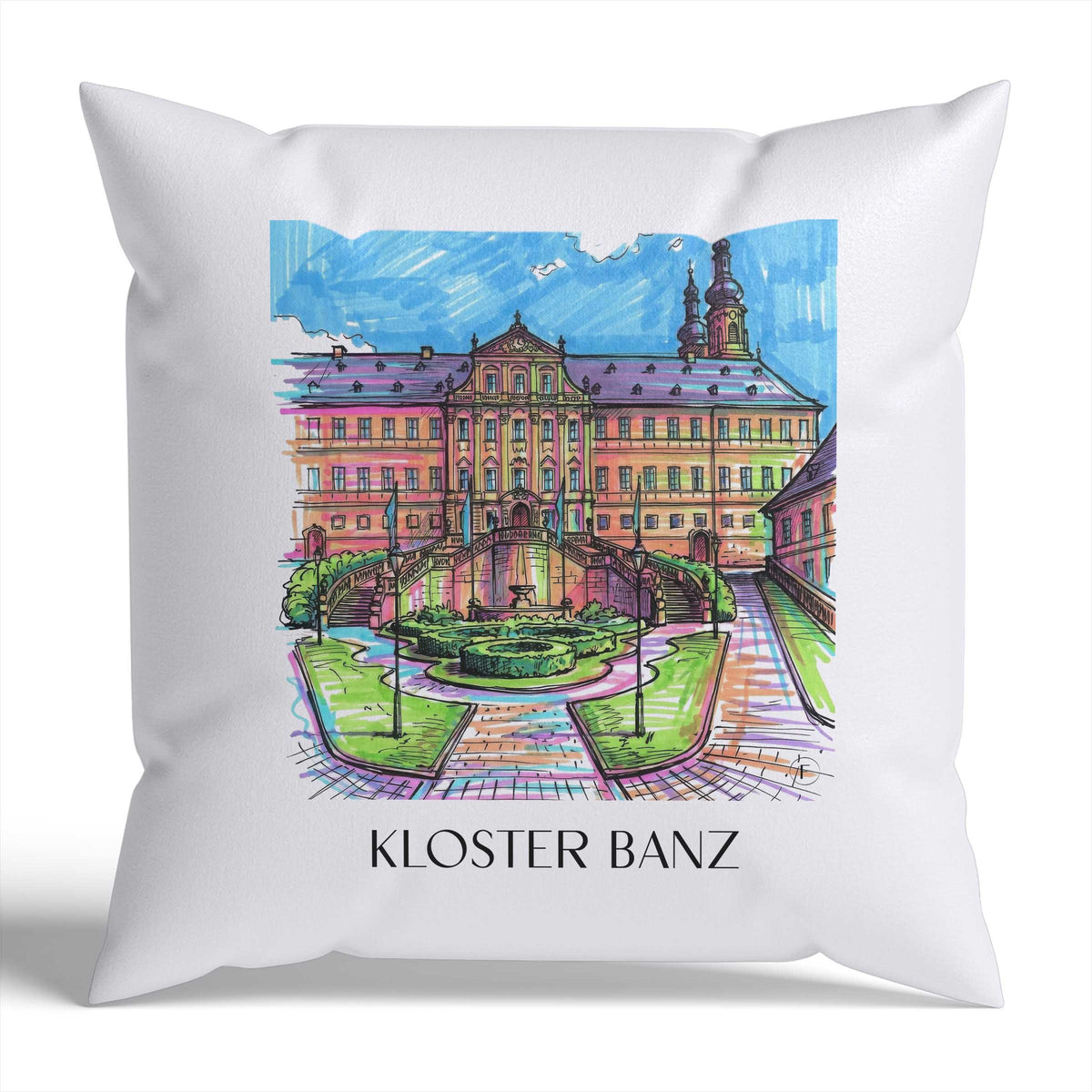 kloster-banz-deutschland-deutschland-kissenbezug-graffiti