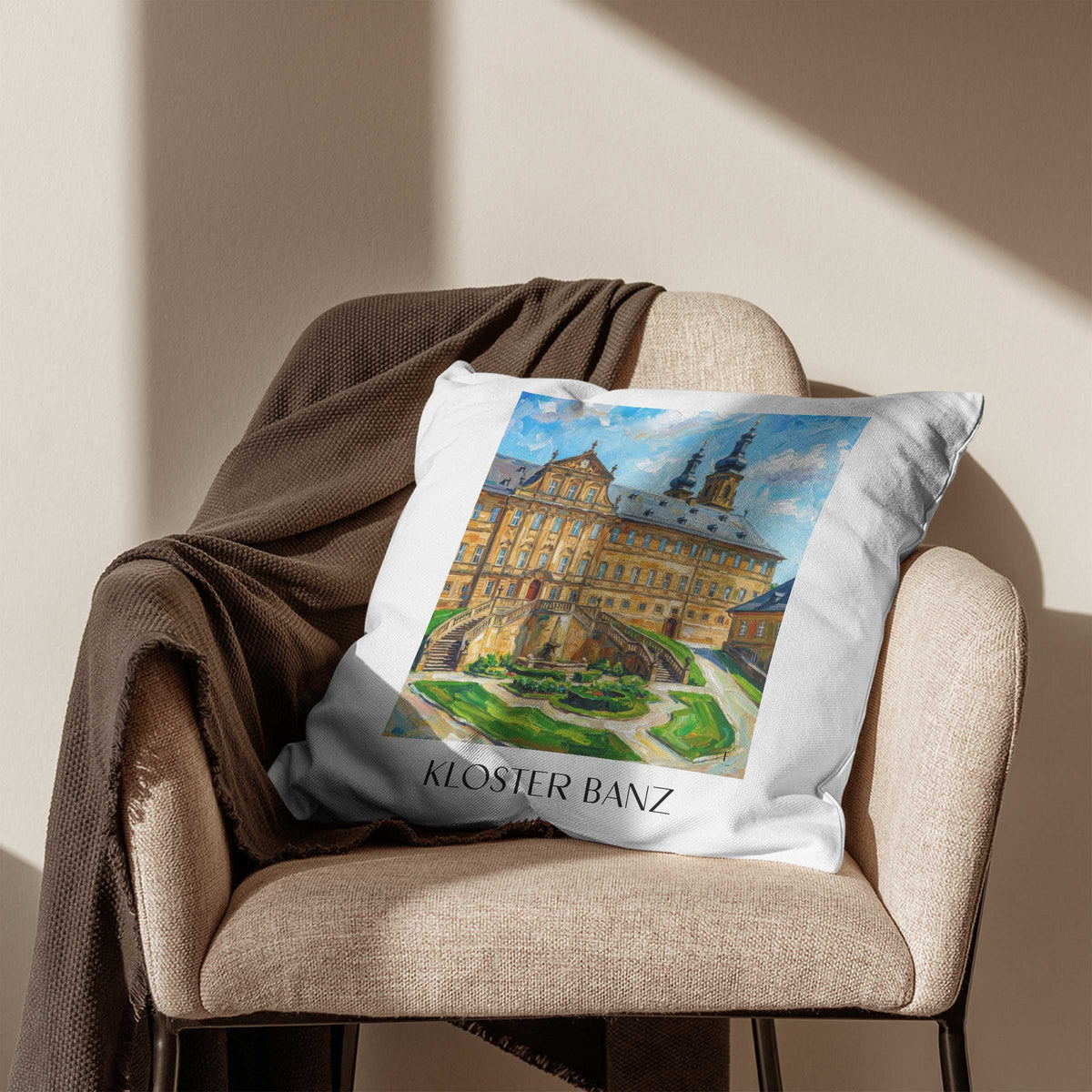 kloster-banz-deutschland-deutschland-kissenbezug-oil-painting-oelgemaelde