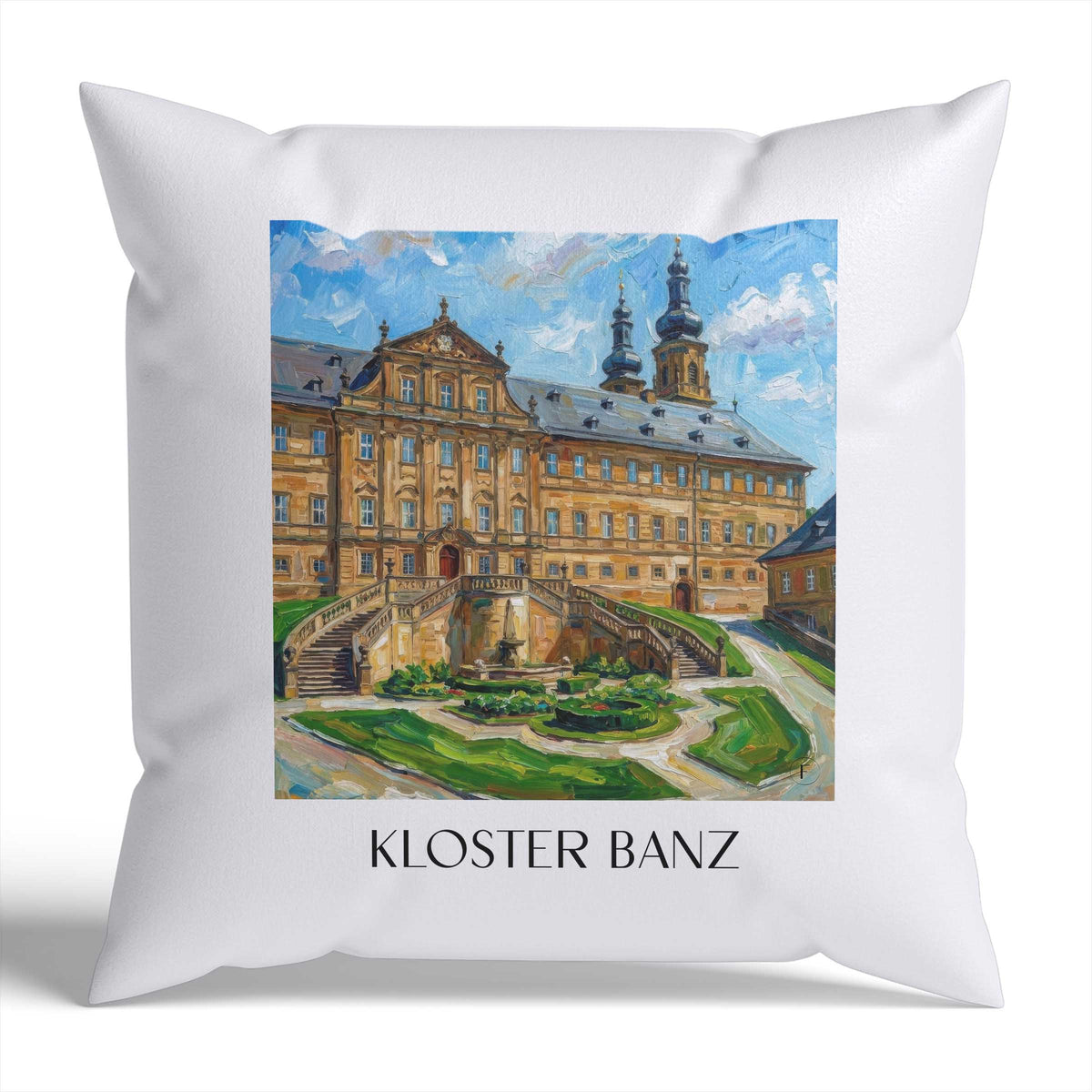 kloster-banz-deutschland-deutschland-kissenbezug-oil-painting-oelgemaelde