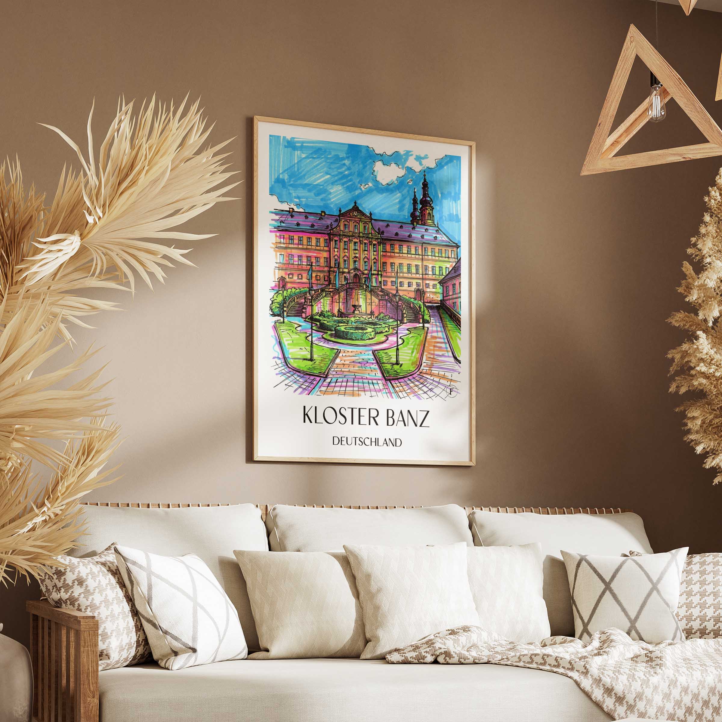 kloster-banz-deutschland-poster-graffiti