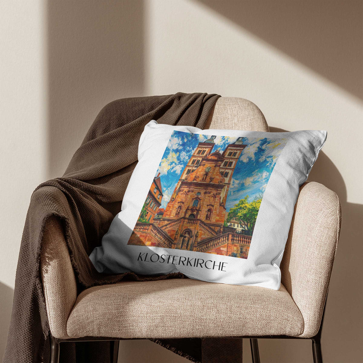 klosterkirche-amorbach-deutschland-kissenbezug-oil-painting-oelgemaelde