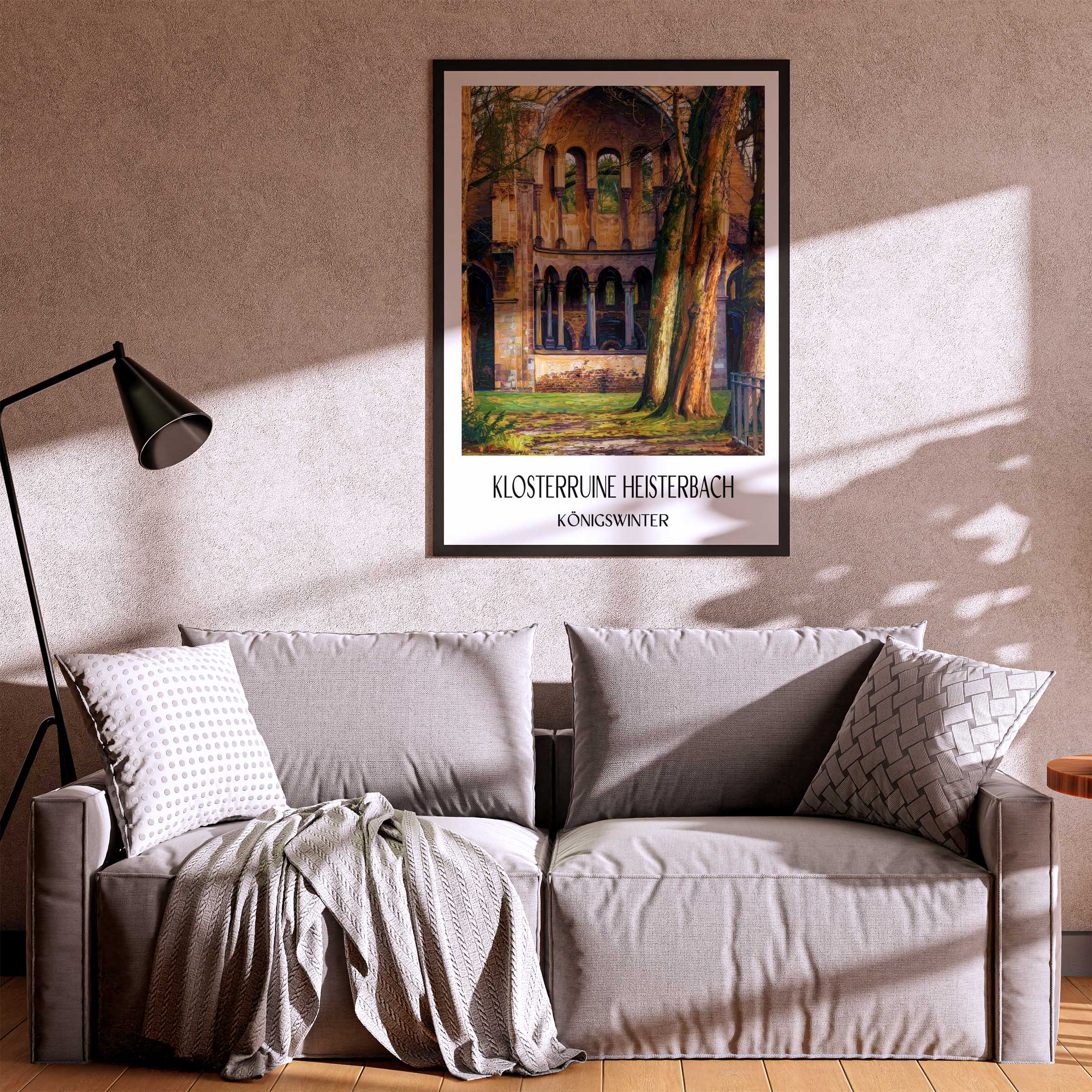 klosterruine-heisterbach-königswinter-deutschland-poster-oil-painting-oelgemaelde