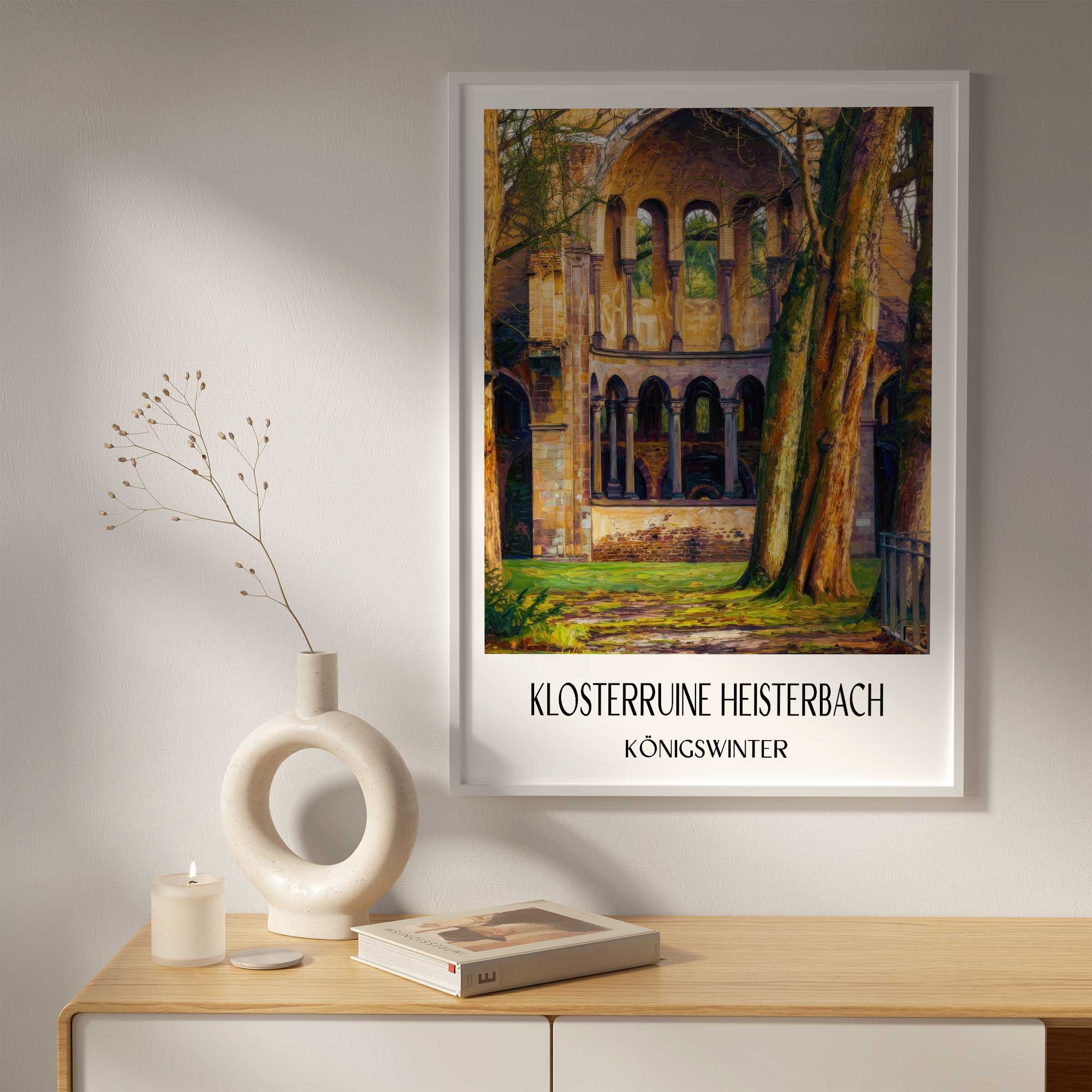 klosterruine-heisterbach-königswinter-deutschland-poster-oil-painting-oelgemaelde