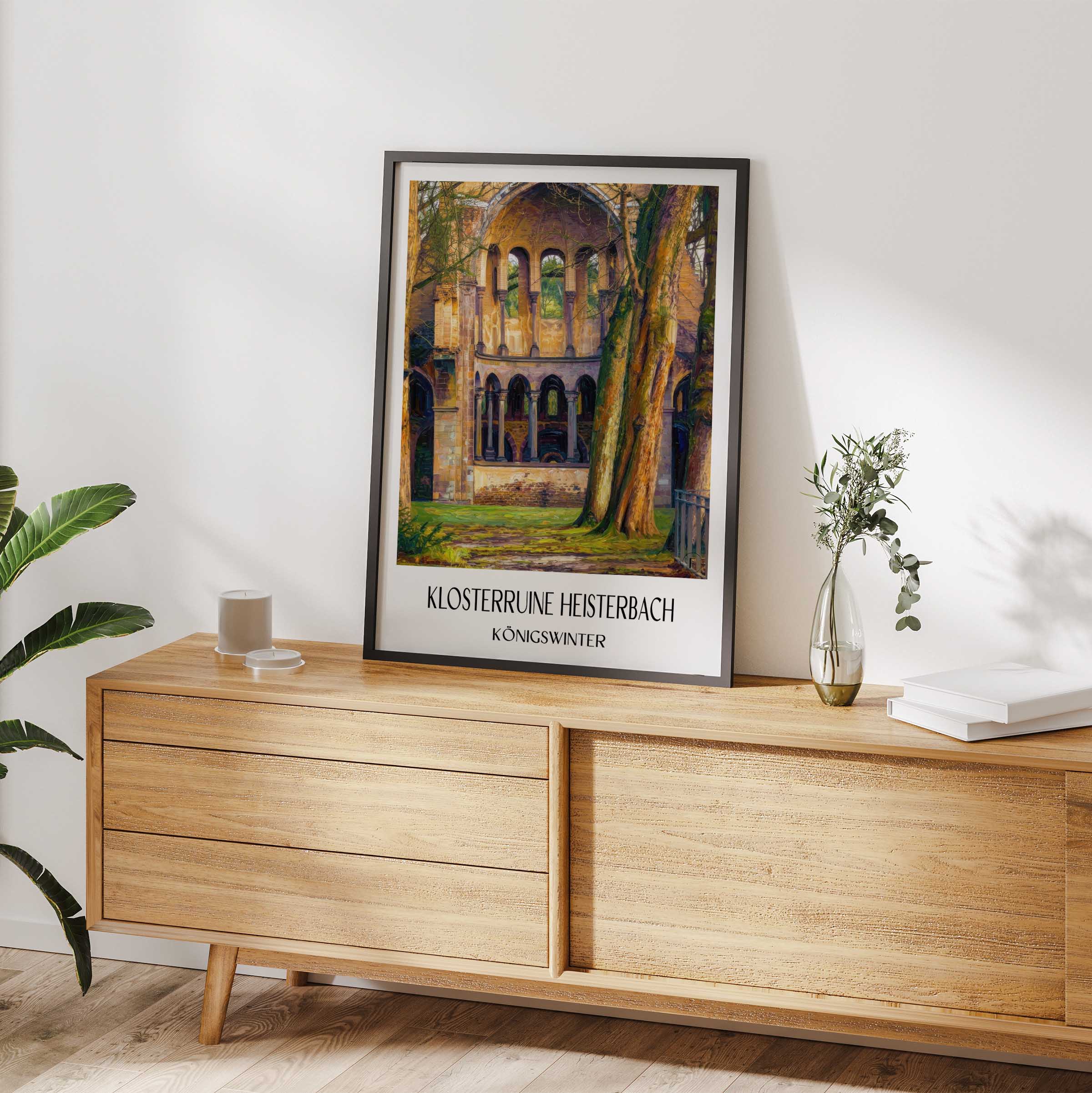 klosterruine-heisterbach-königswinter-deutschland-poster-oil-painting-oelgemaelde