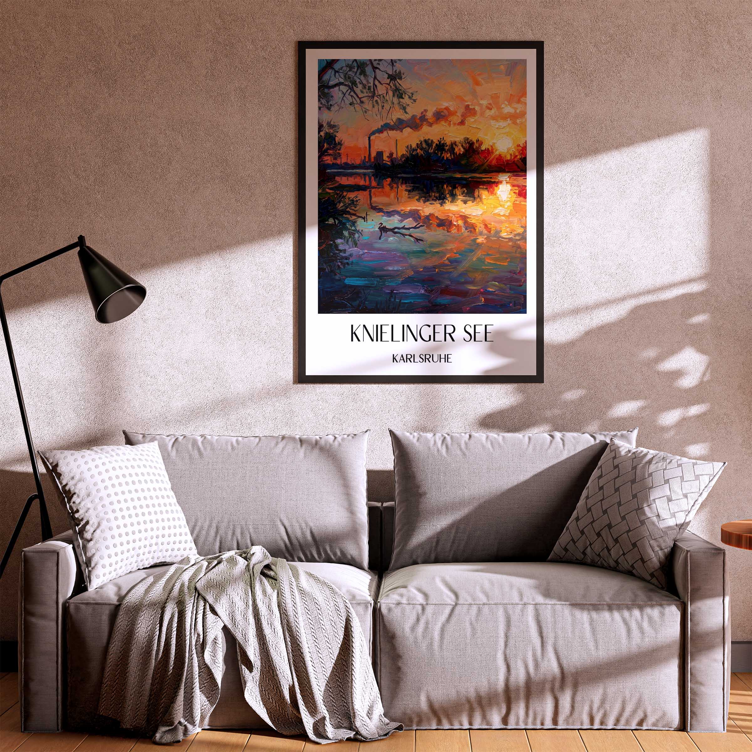 knielinger-see-karlsruhe-deutschland-poster-oil-painting-oelgemaelde