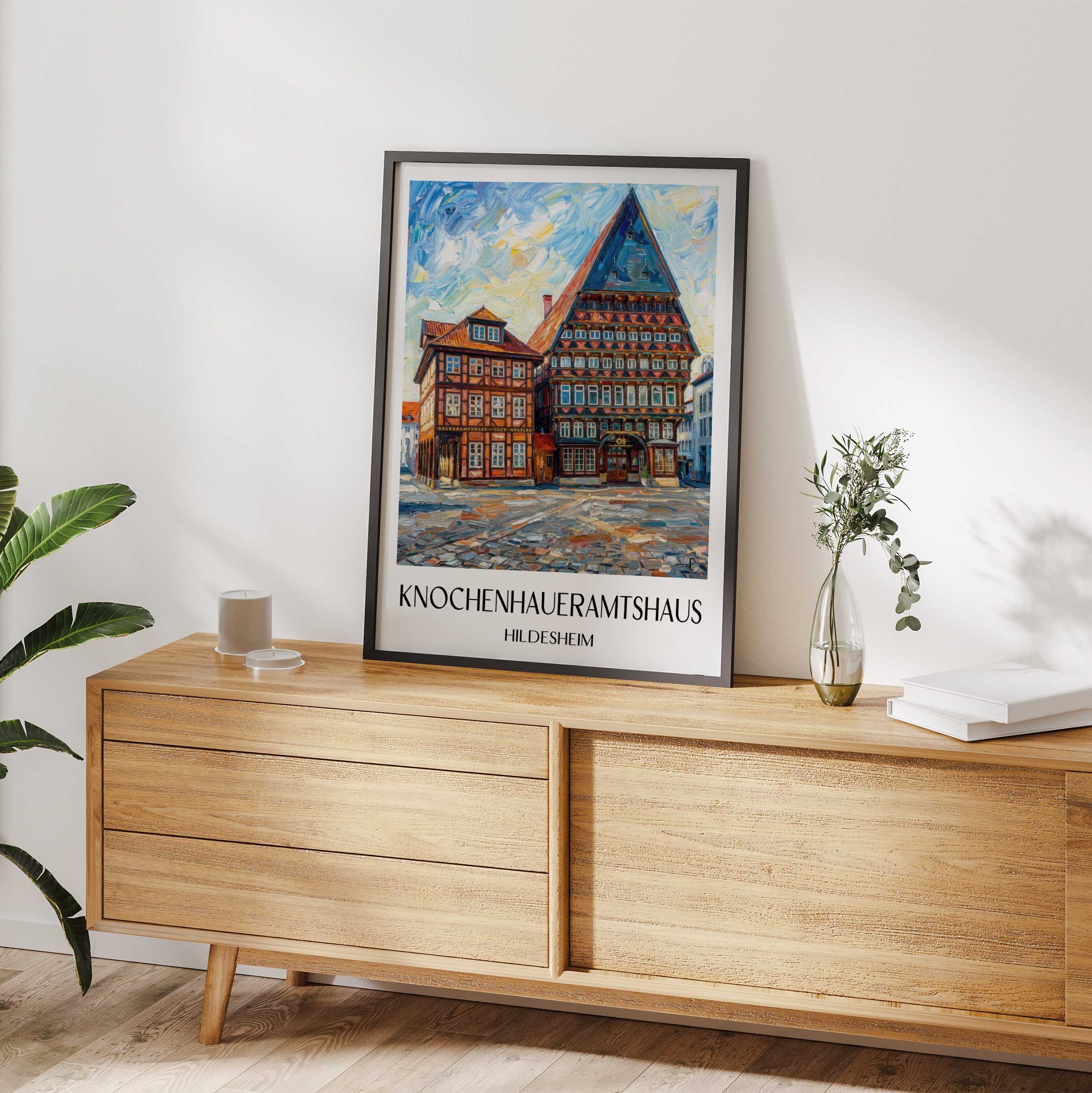 knochenhaueramtshaus-hildesheim-deutschland-poster-oil-painting-oelgemaelde
