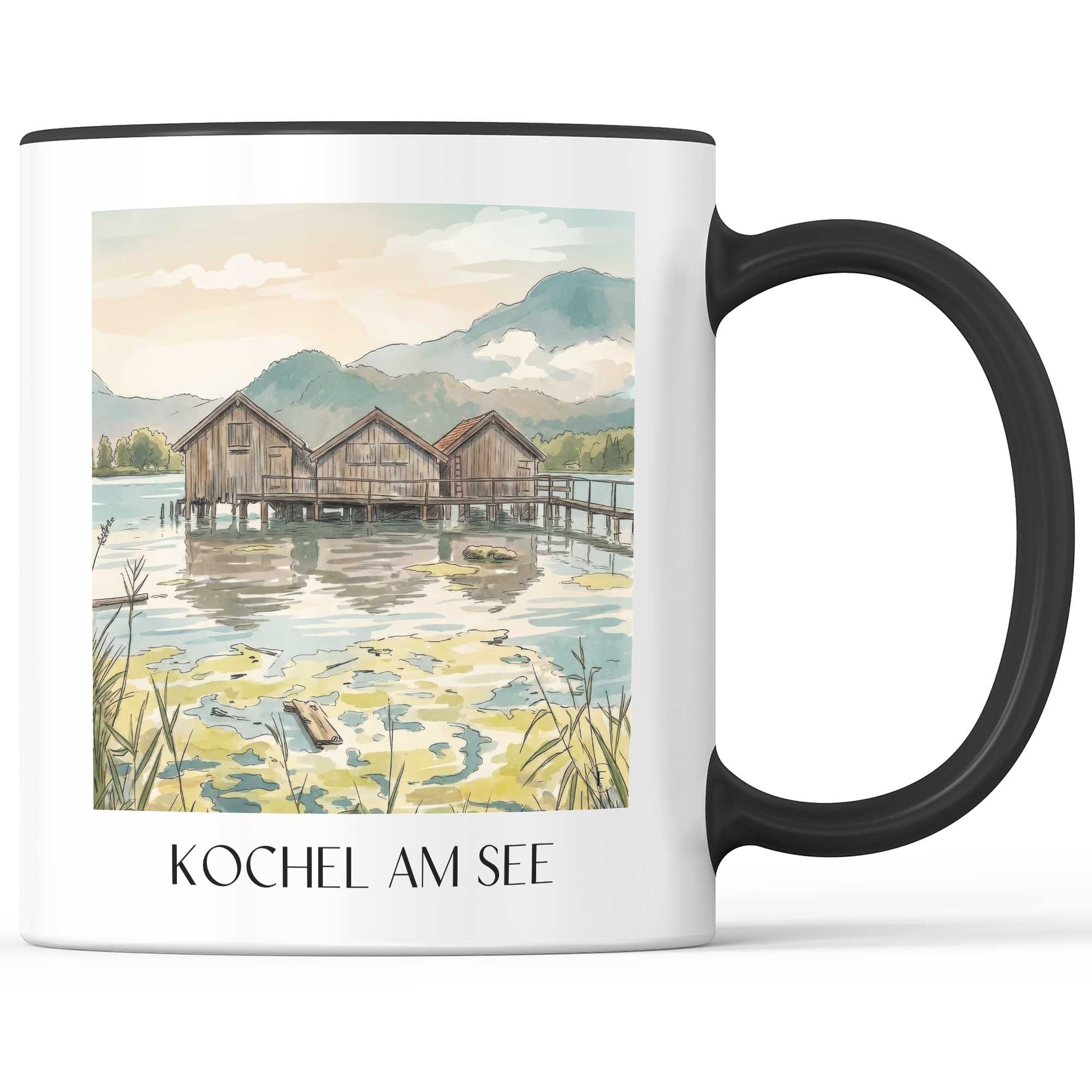 kochel-am-see-tölzer-land-deutschland-kaffeebecher-aquarell
