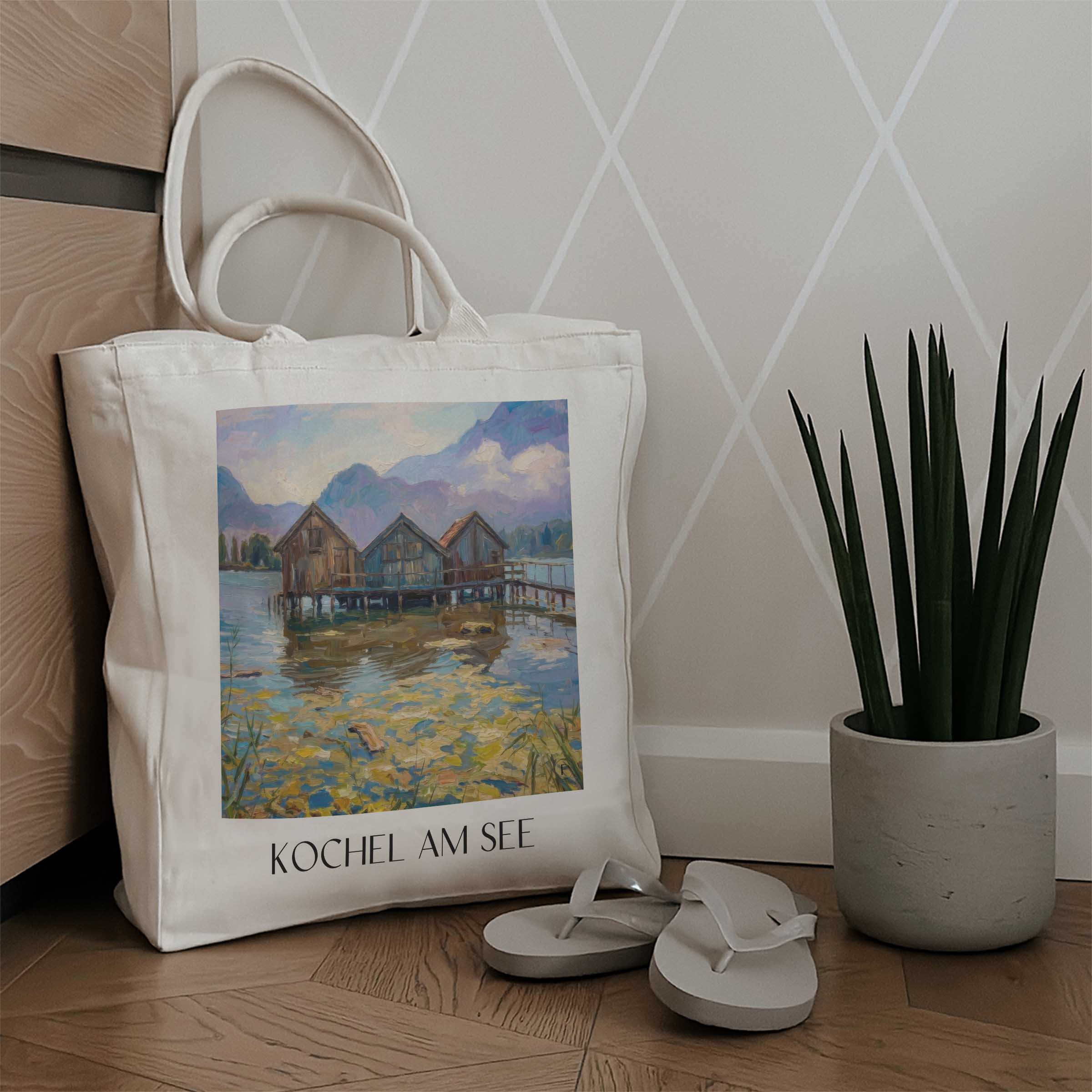 kochel-am-see-tölzer-land-deutschland-einkaufstasche-oil-painting-oelgemaelde