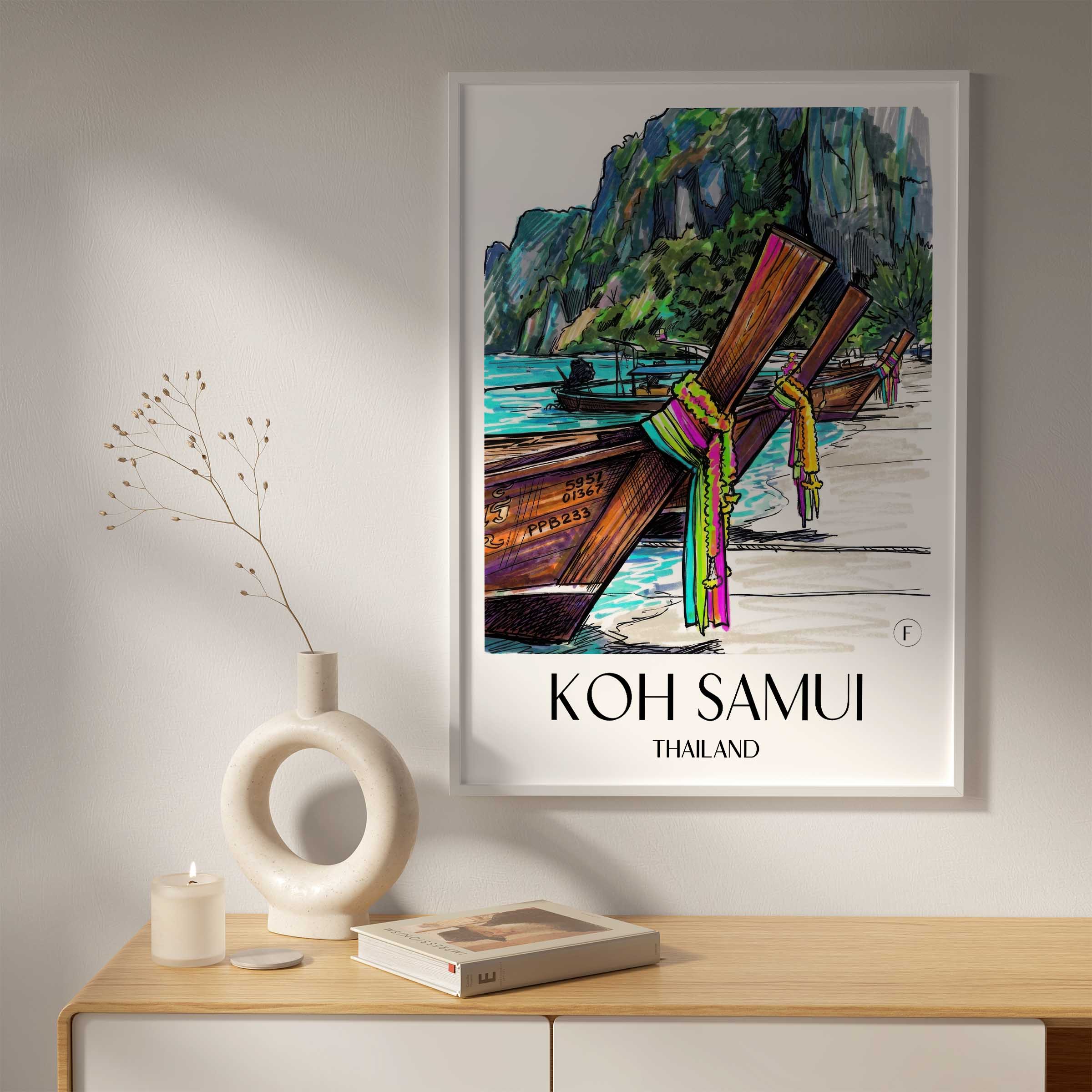koh-samui-thailand-poster-graffiti