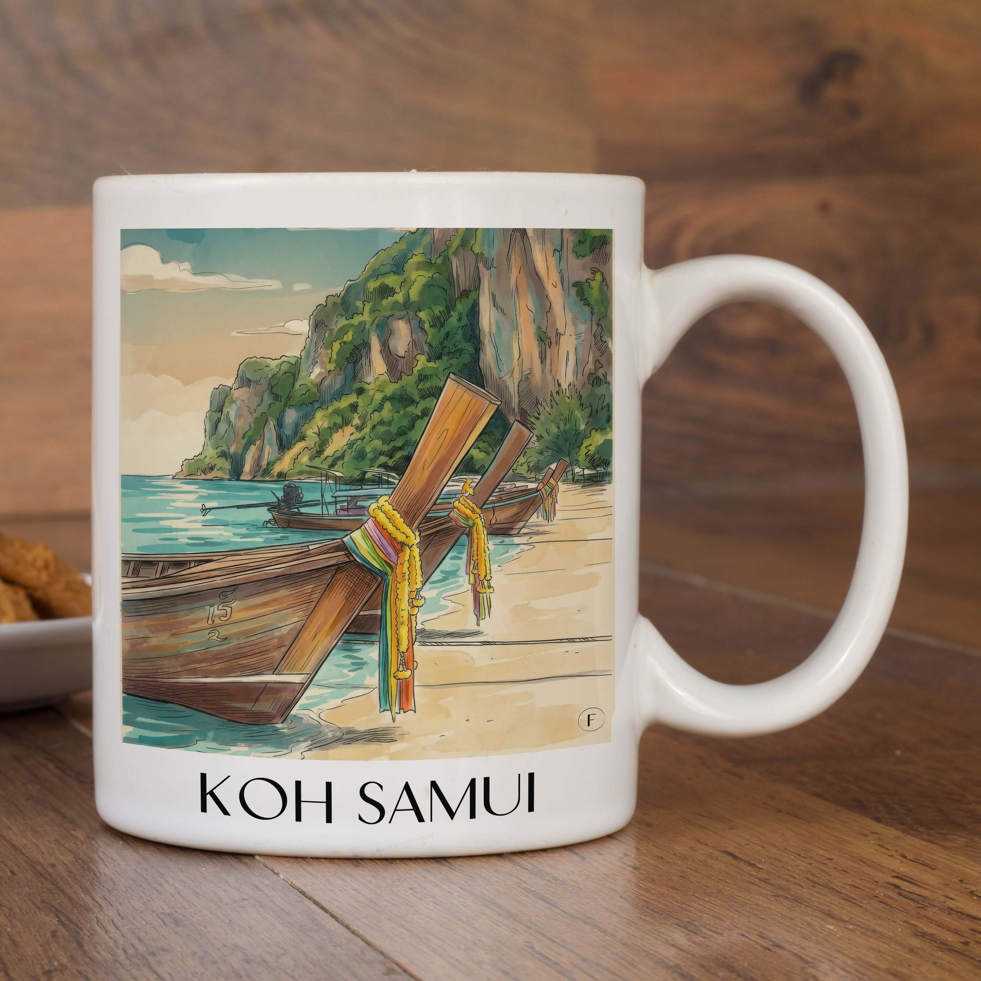 koh-samui-thailand-kaffeebecher-aquarell