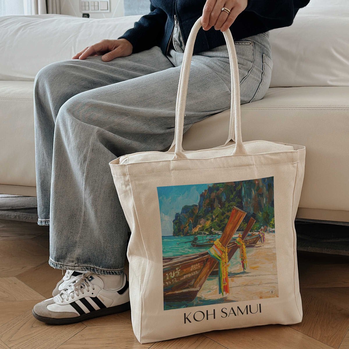 koh-samui-thailand-einkaufstasche-oil-painting-oelgemaelde