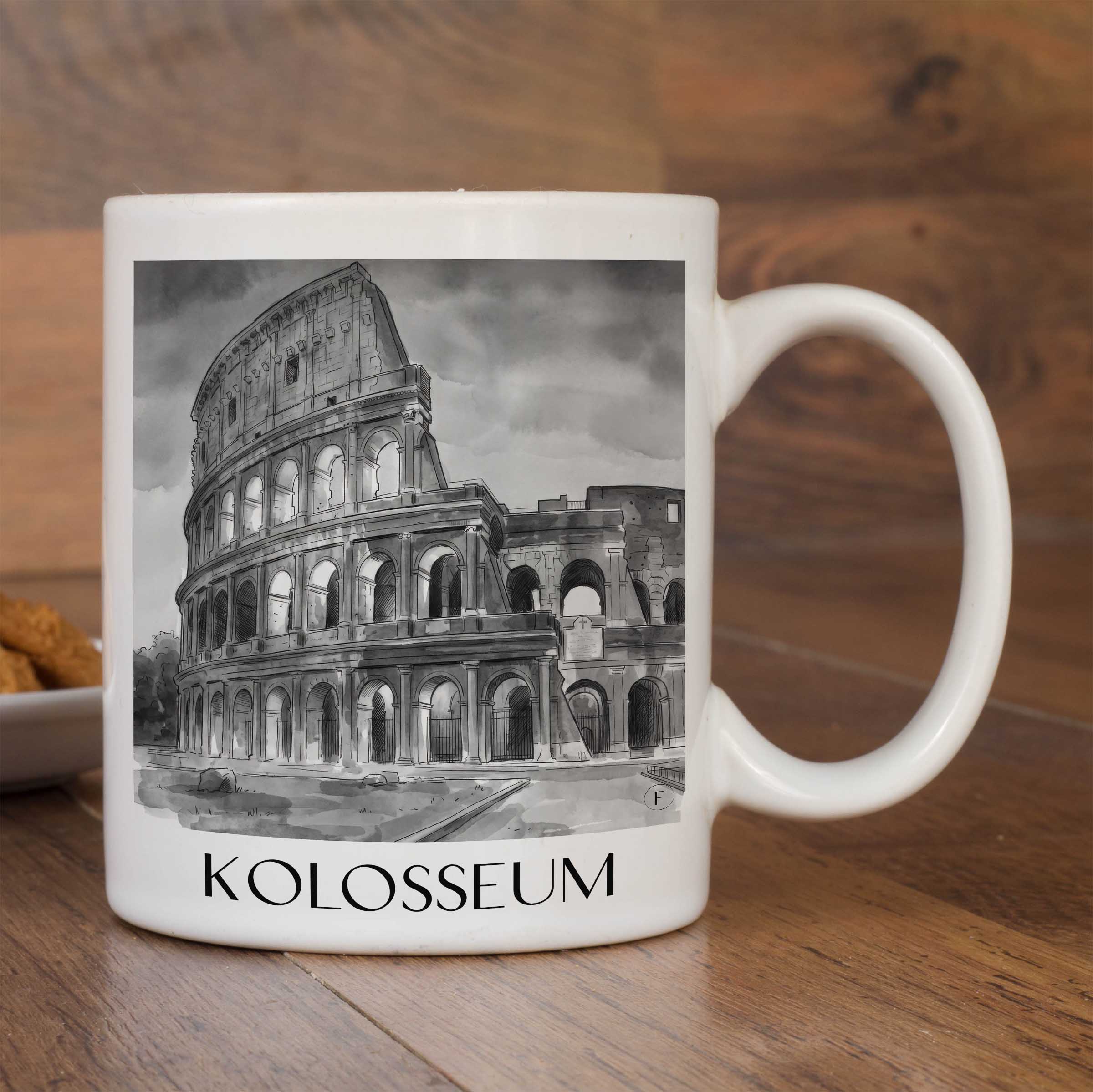 kolosseum-rom-italien-kaffeebecher-aquarell-schwarz-weiss
