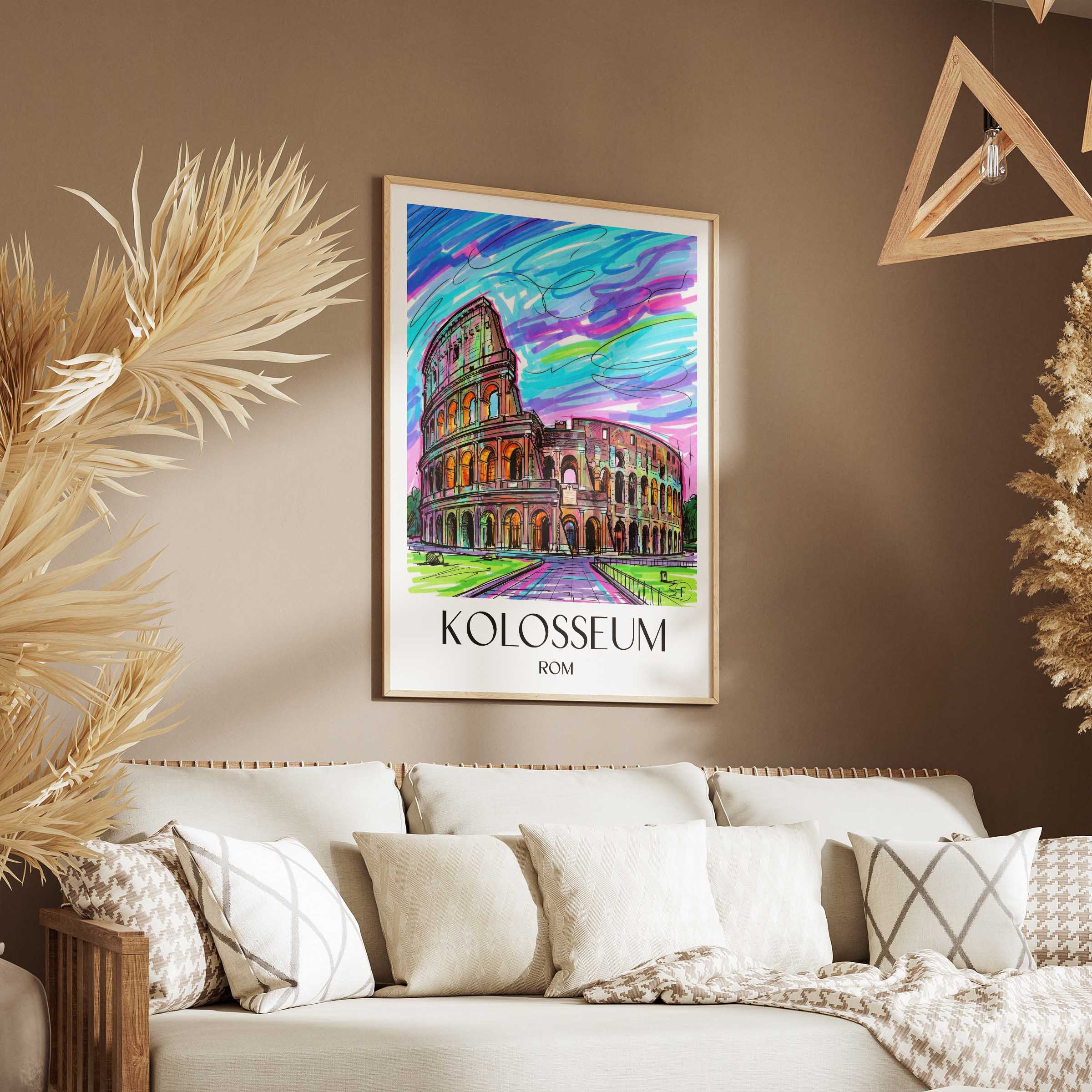 kolosseum-rom-italien-poster-graffiti